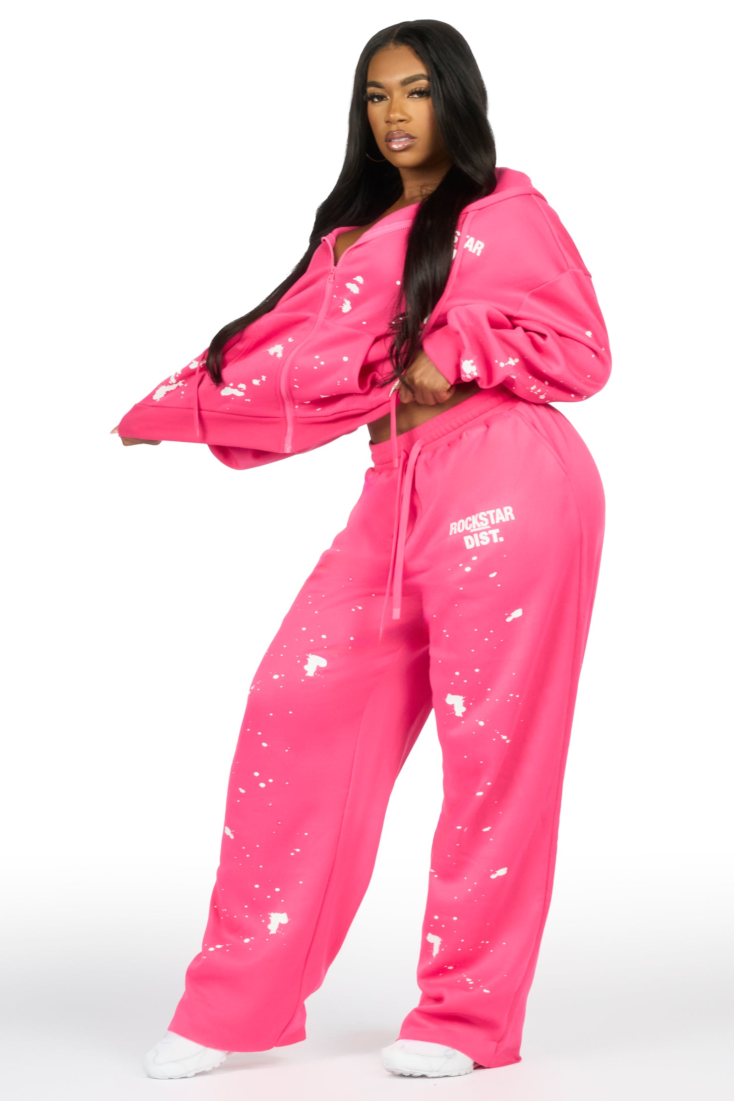 Halloway Pink  Painted Baggy Track Set