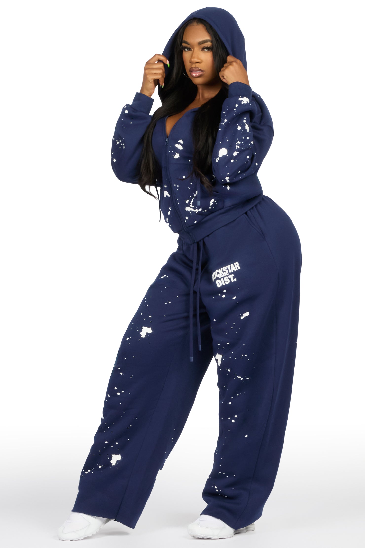 Halloway Navy Painted Baggy Track Set