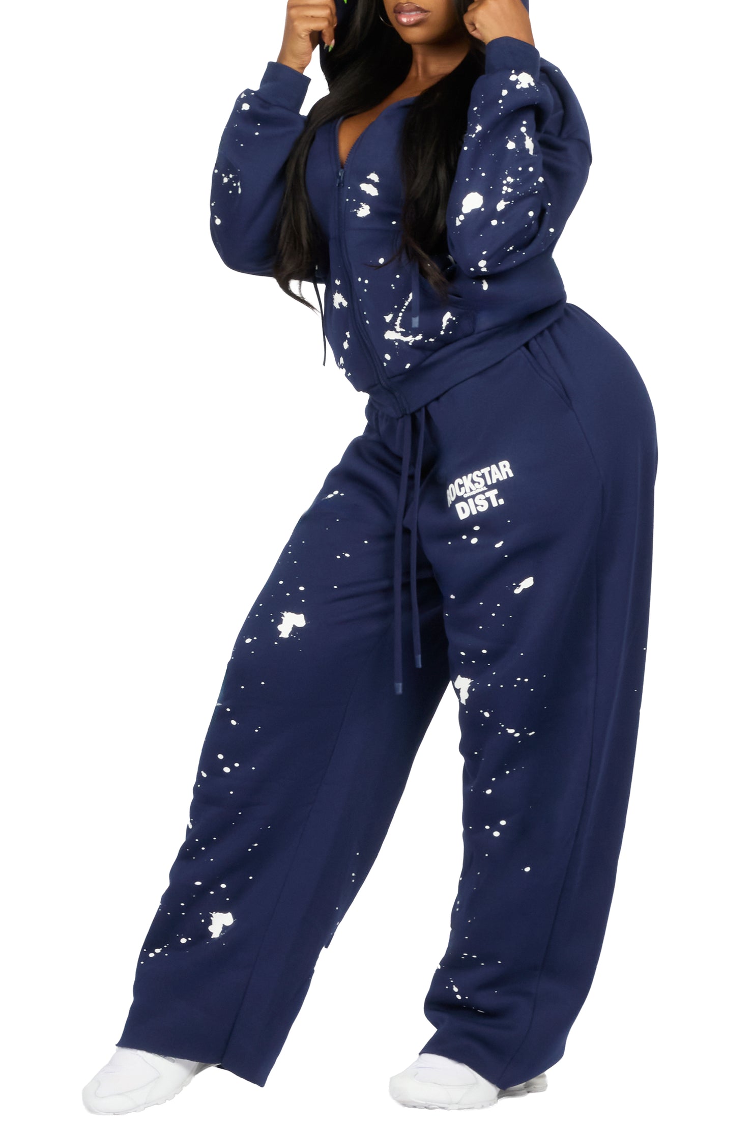 Halloway Navy Painted Baggy Track Set