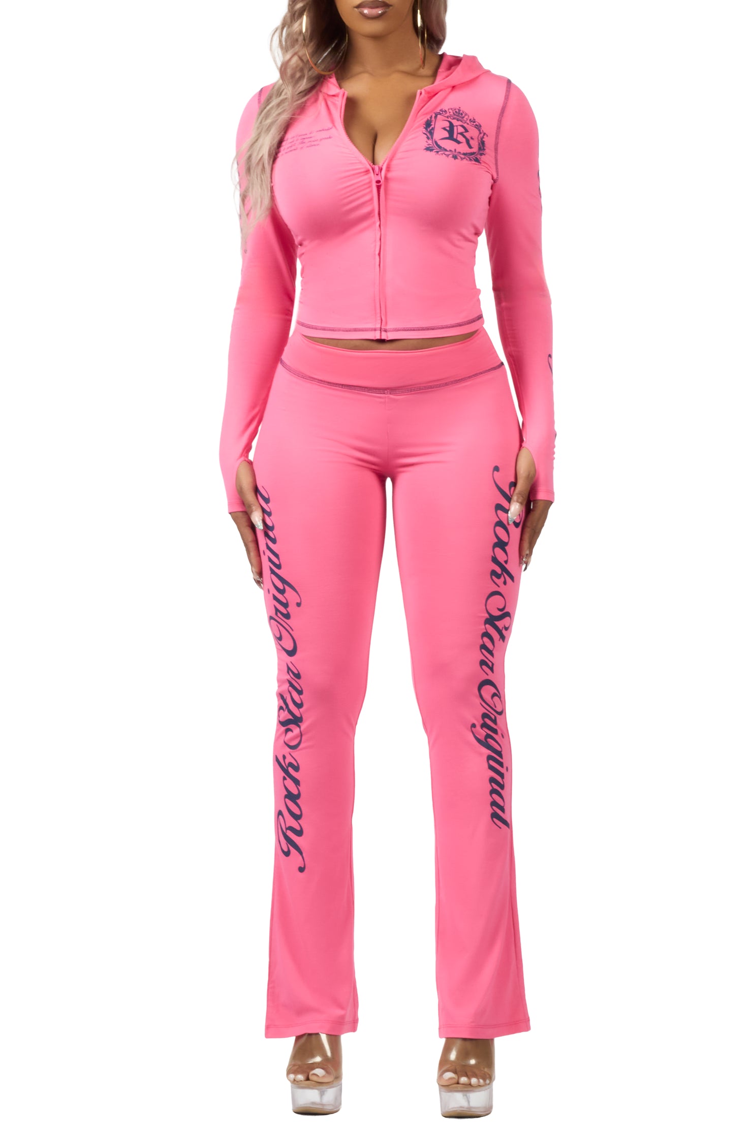 Desmine Hot Pink Lounge Trackset
