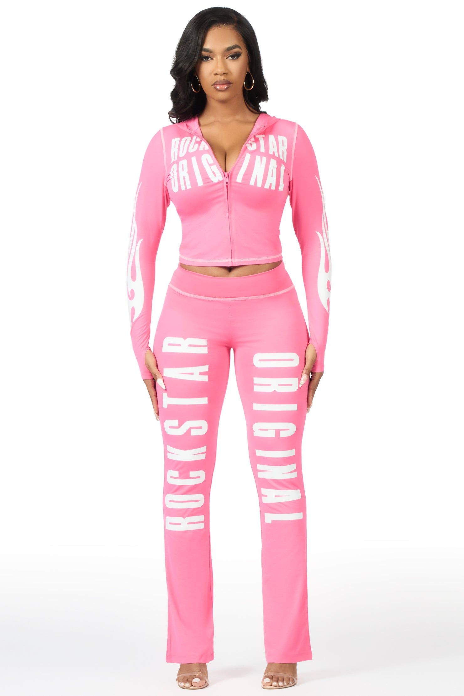Kamyia Hot Pink Lounge Track Set