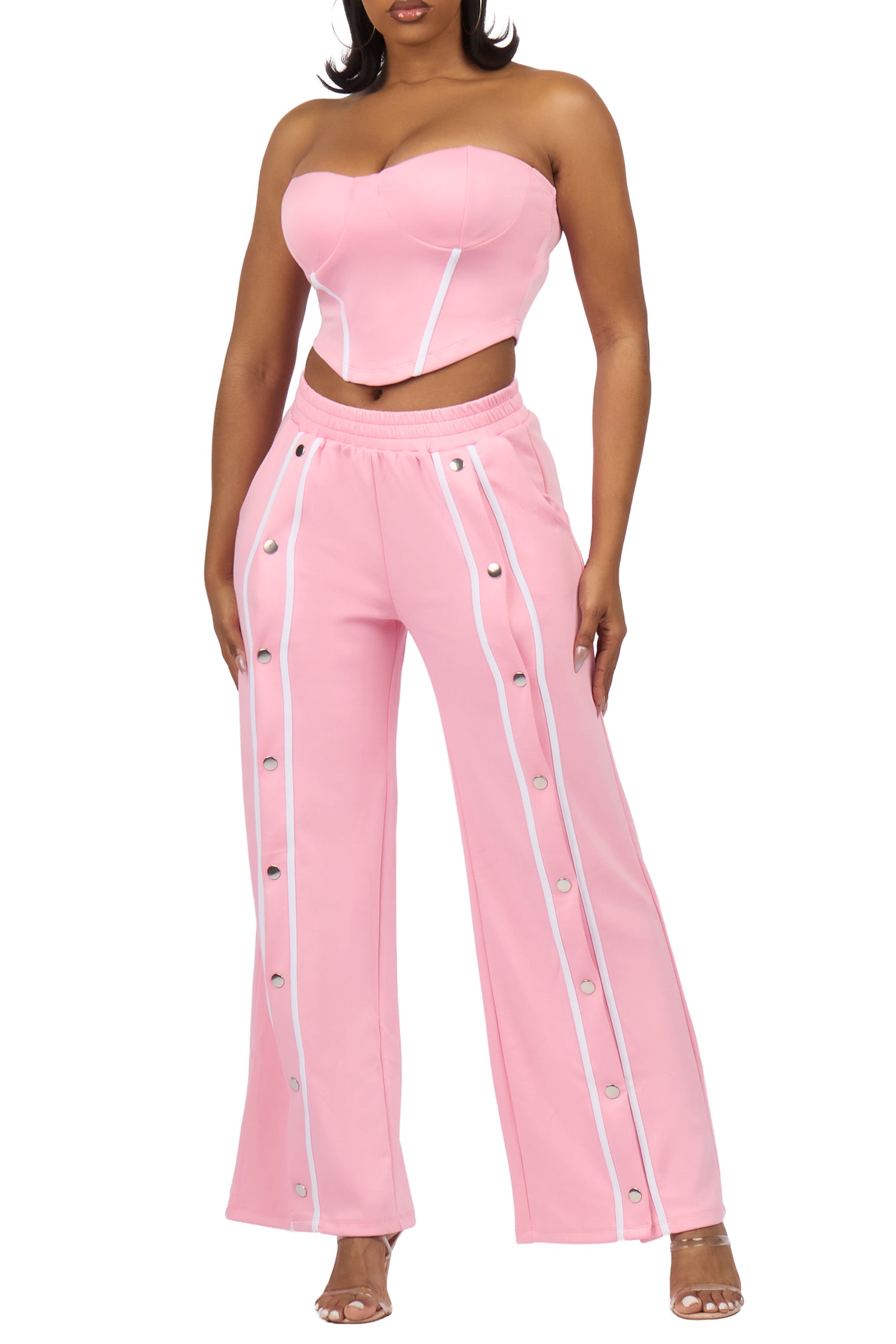 Decotah Pink Tube Lounge Track Set