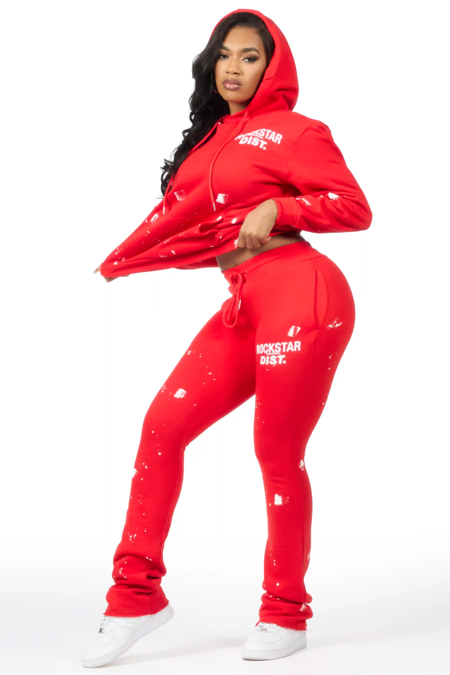 Jhalana Red Stacked Track Set