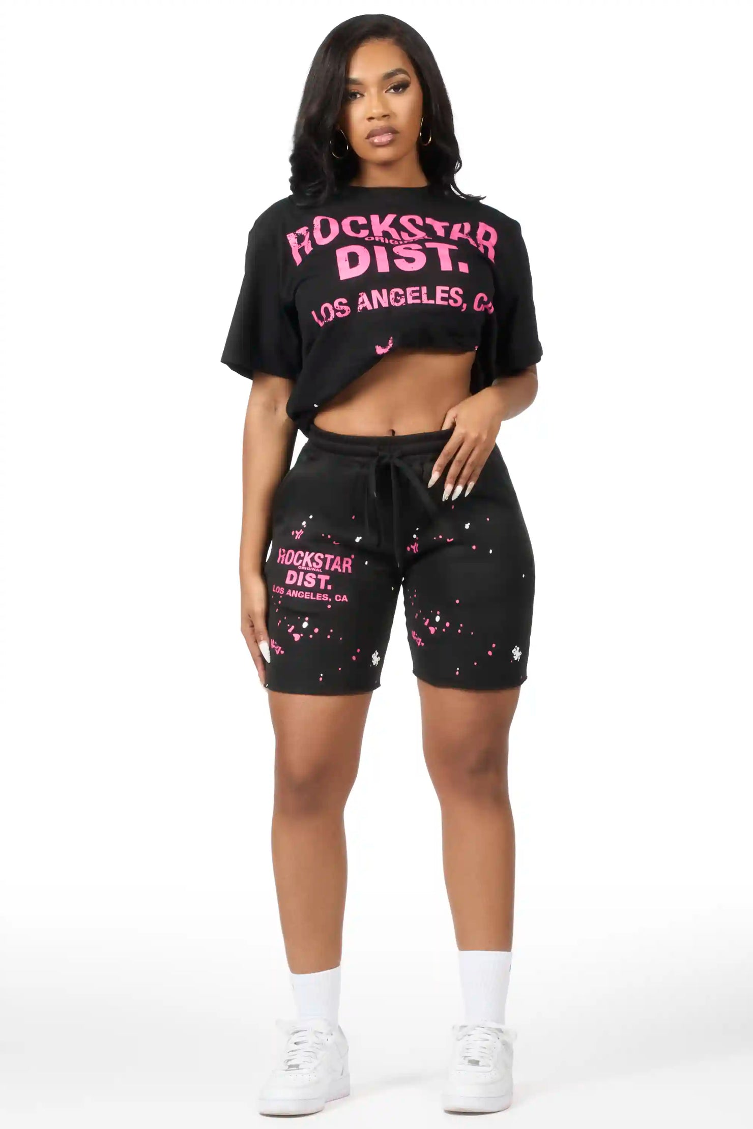 Gianna Black Short Set
