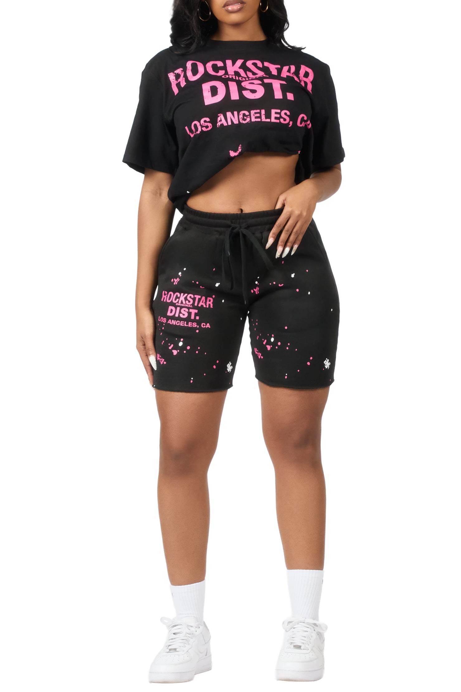 Gianna Black Short Set
