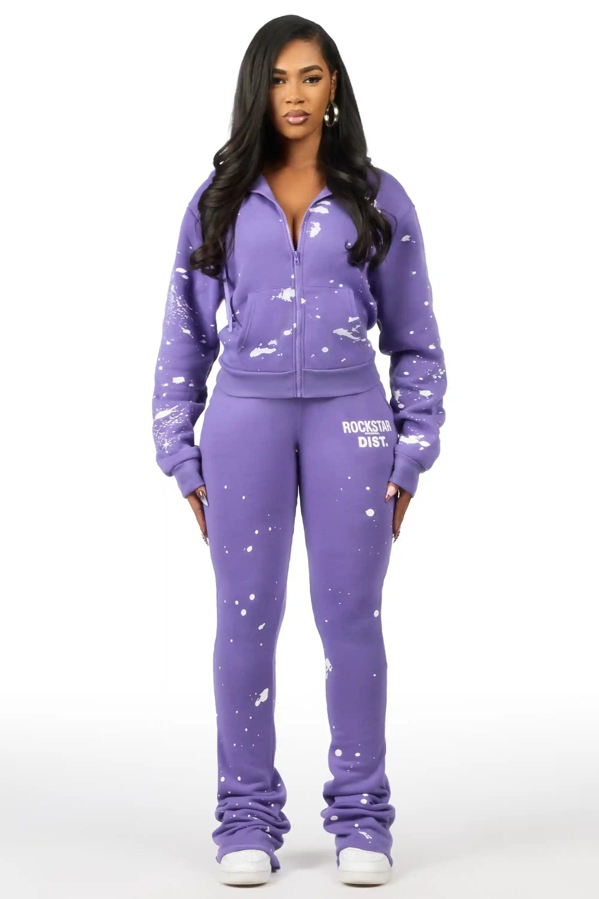 Halloway Purple Zip Up Super Stacked Trackset