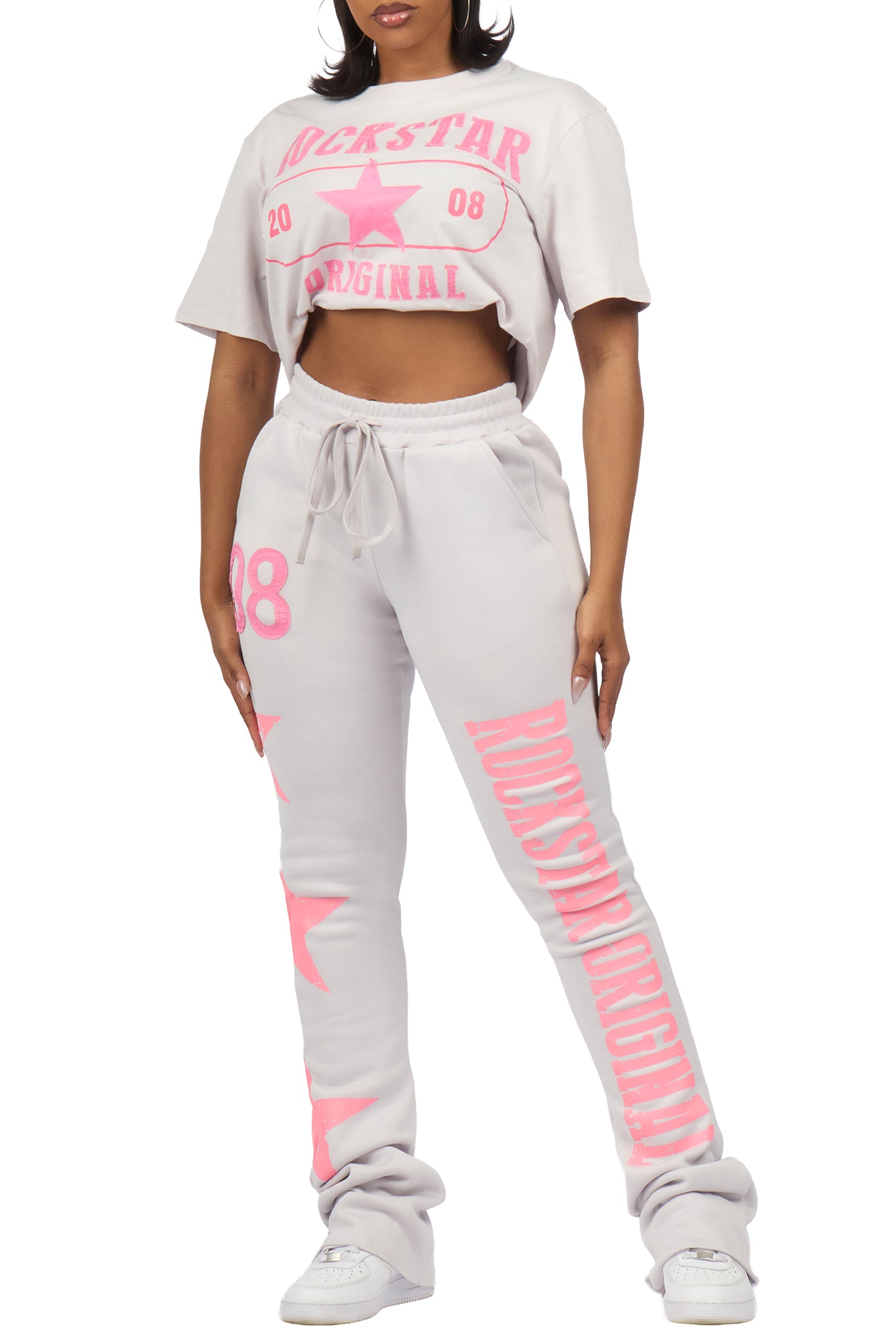 Chavonne Grey T-Shirt Trackset