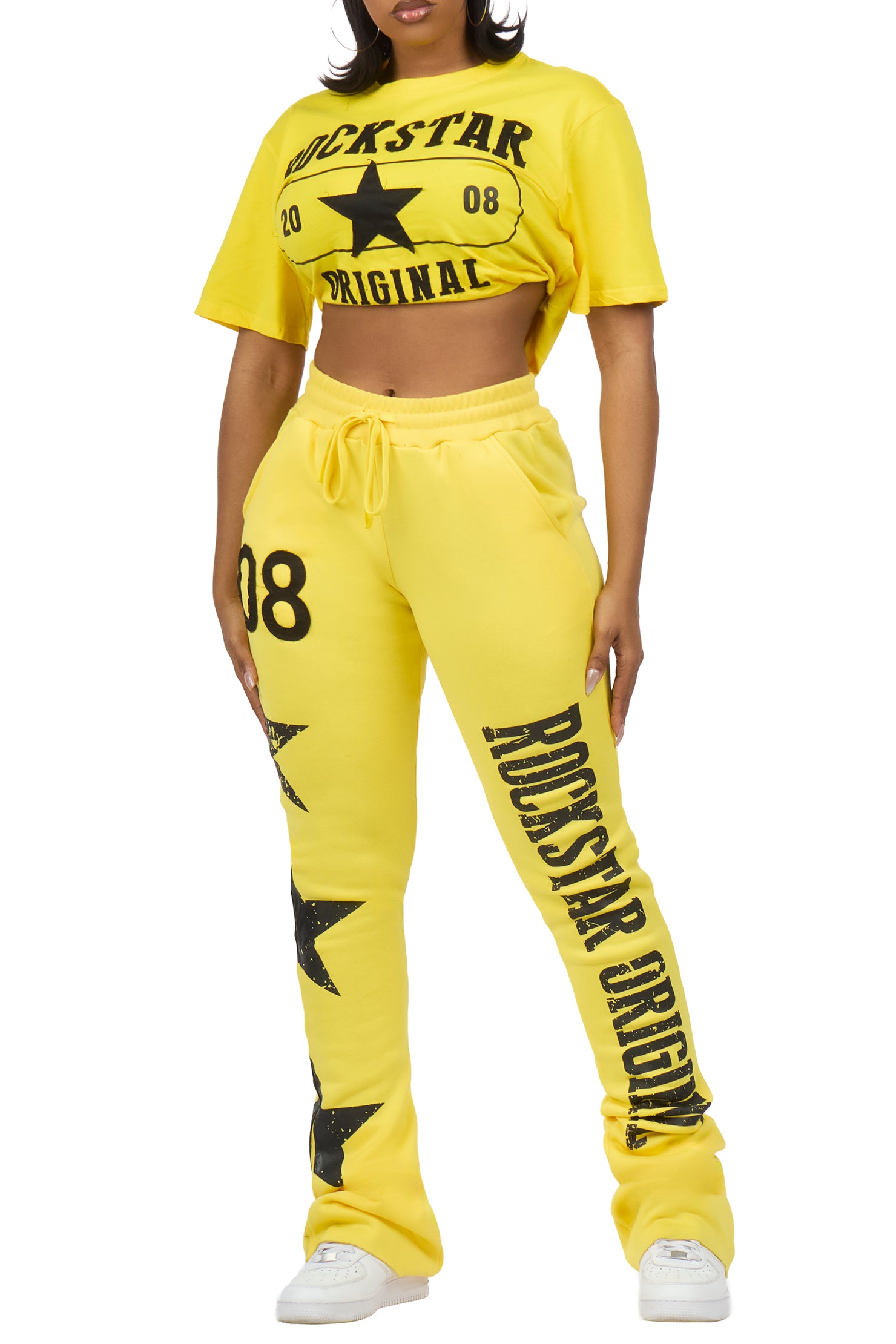Chavonne Yellow T-Shirt Trackset