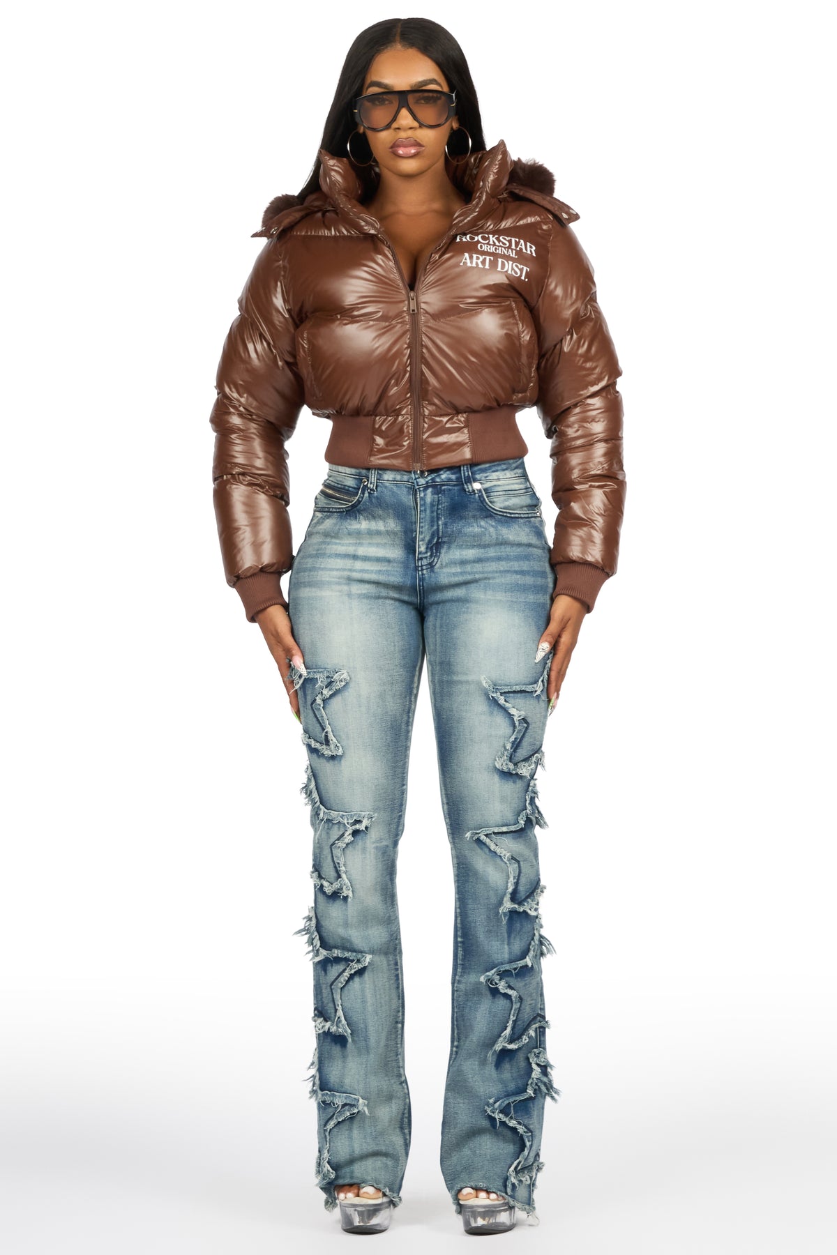 Destina Chocolate Puffer Jacket