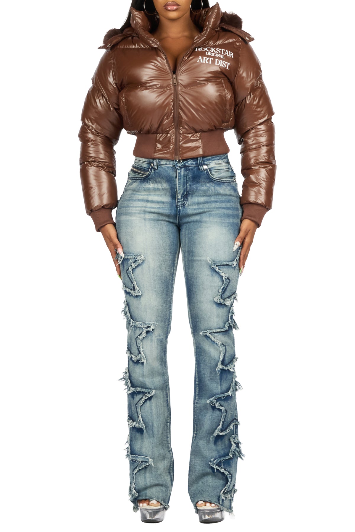 Destina Chocolate Puffer Jacket