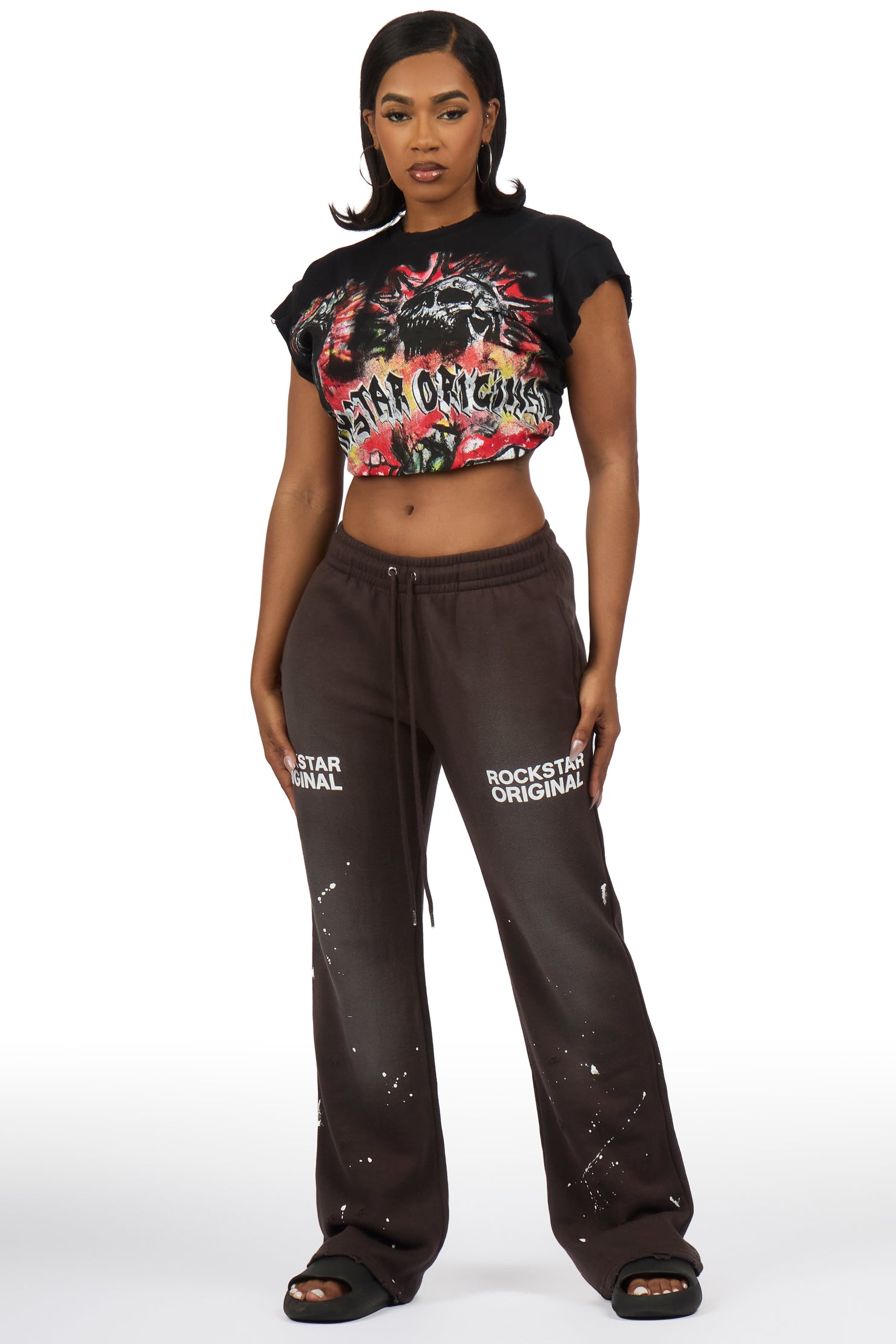 Reigna Iron Stacked Flare Pant