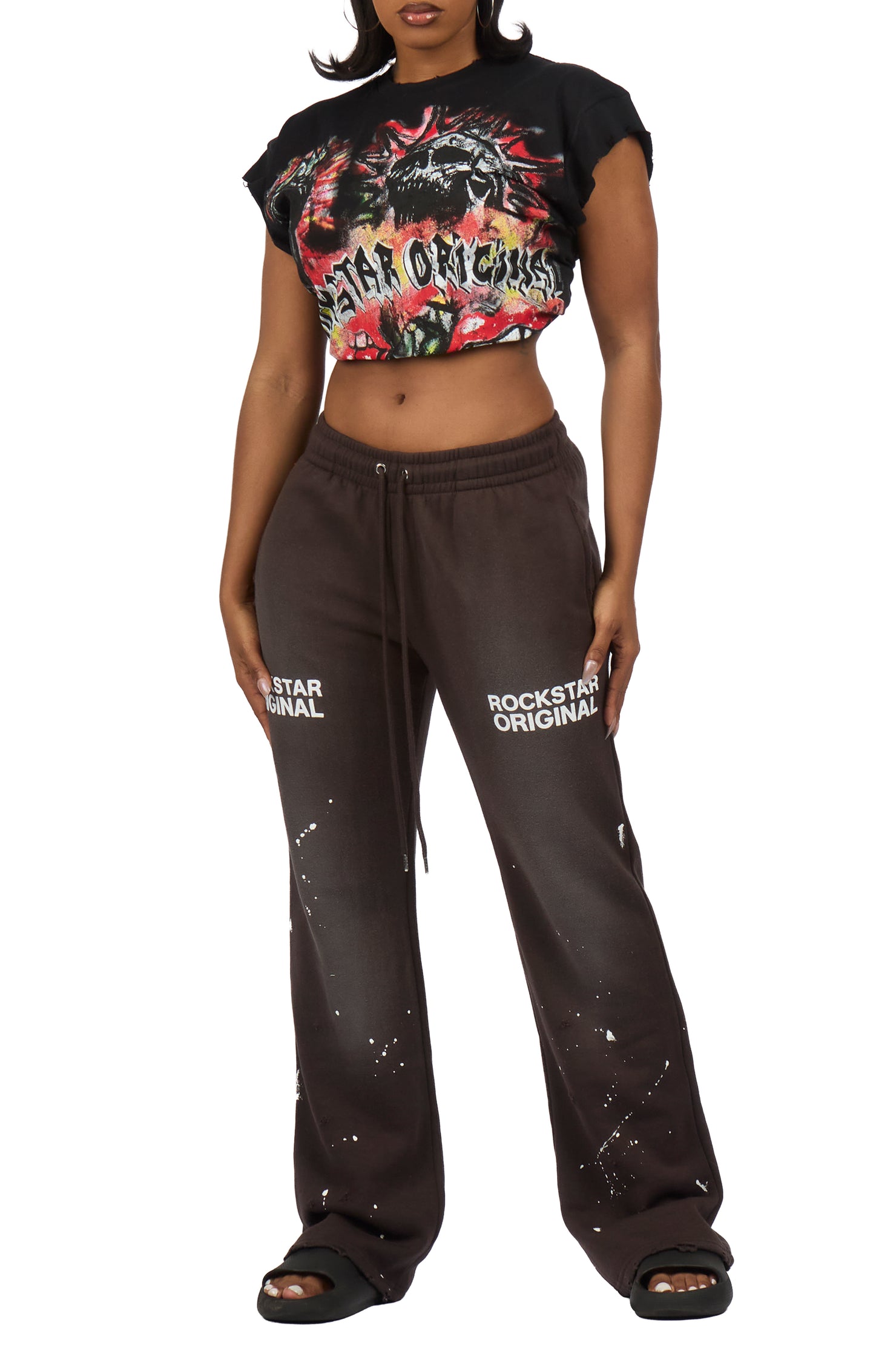 Reigna Iron Stacked Flare Pant