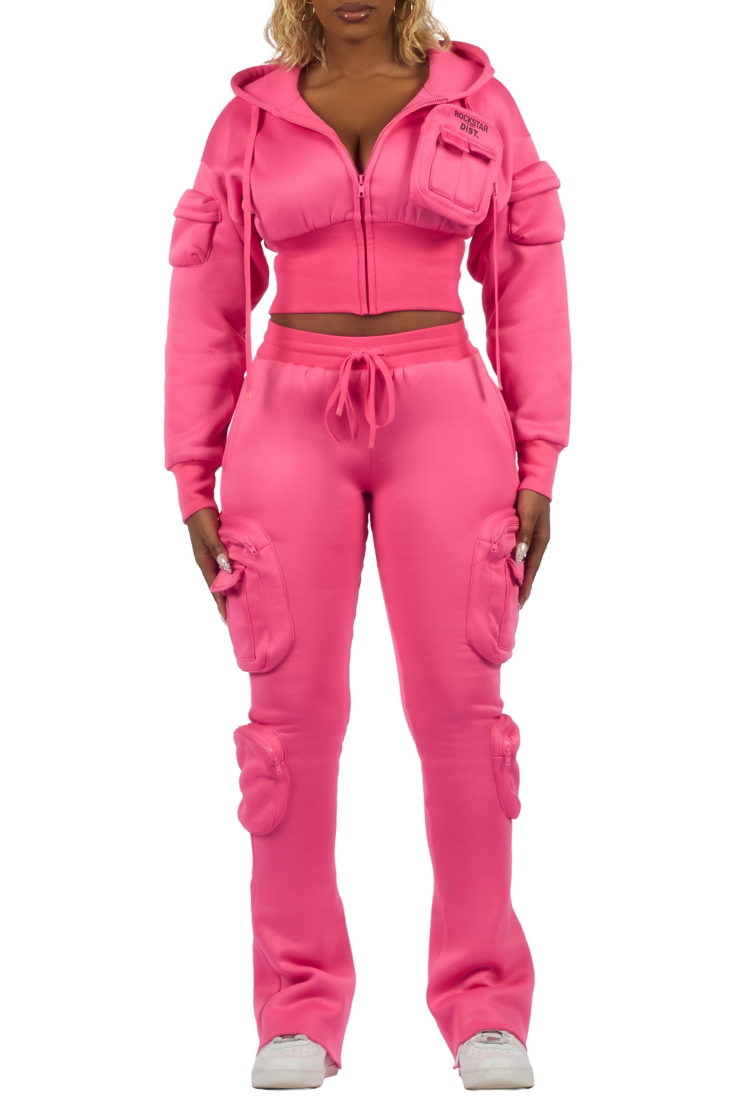 Reneikia Hot Pink Cargo Track Set