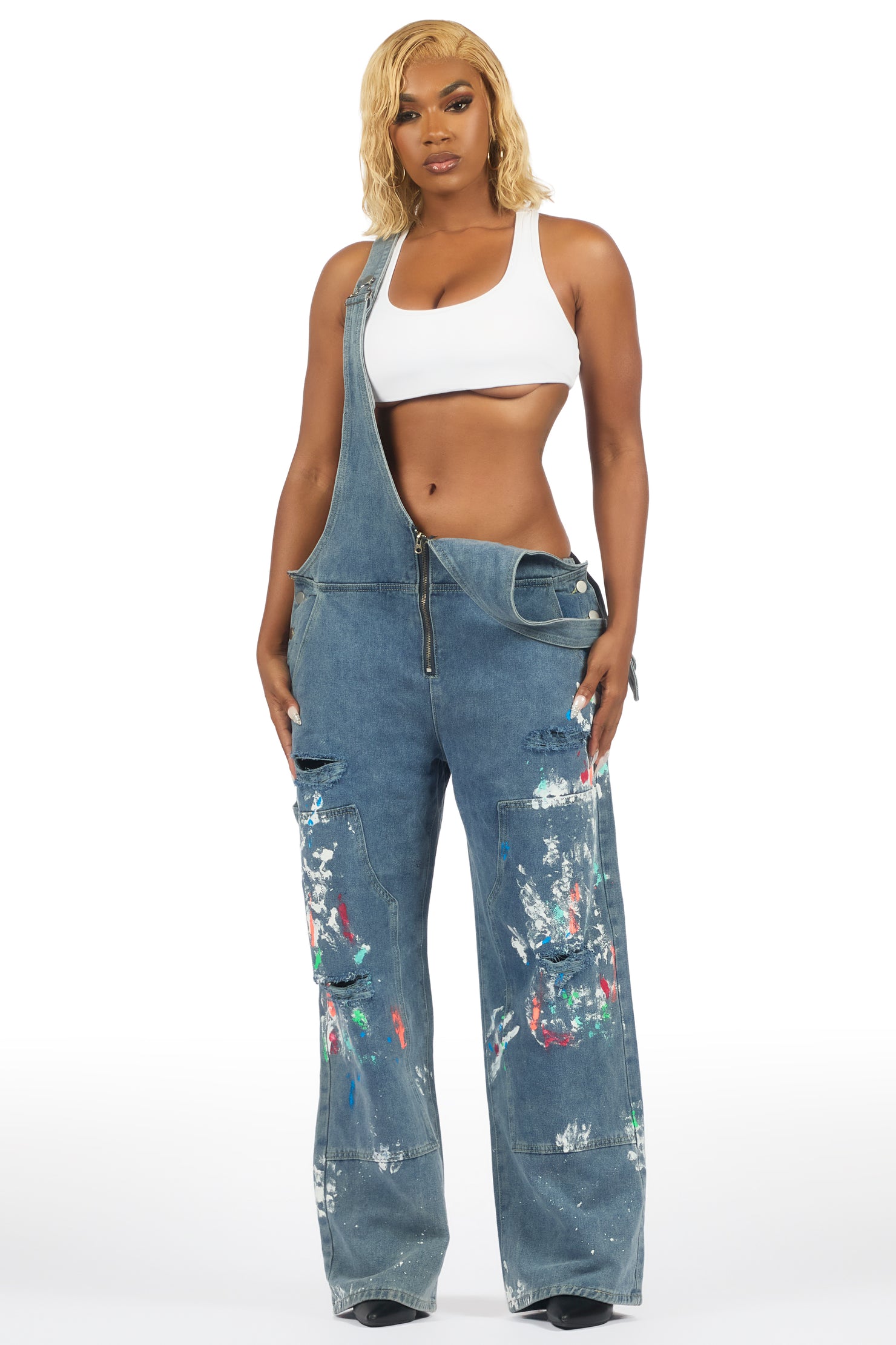 Raichele Med. Wash Painted Overall