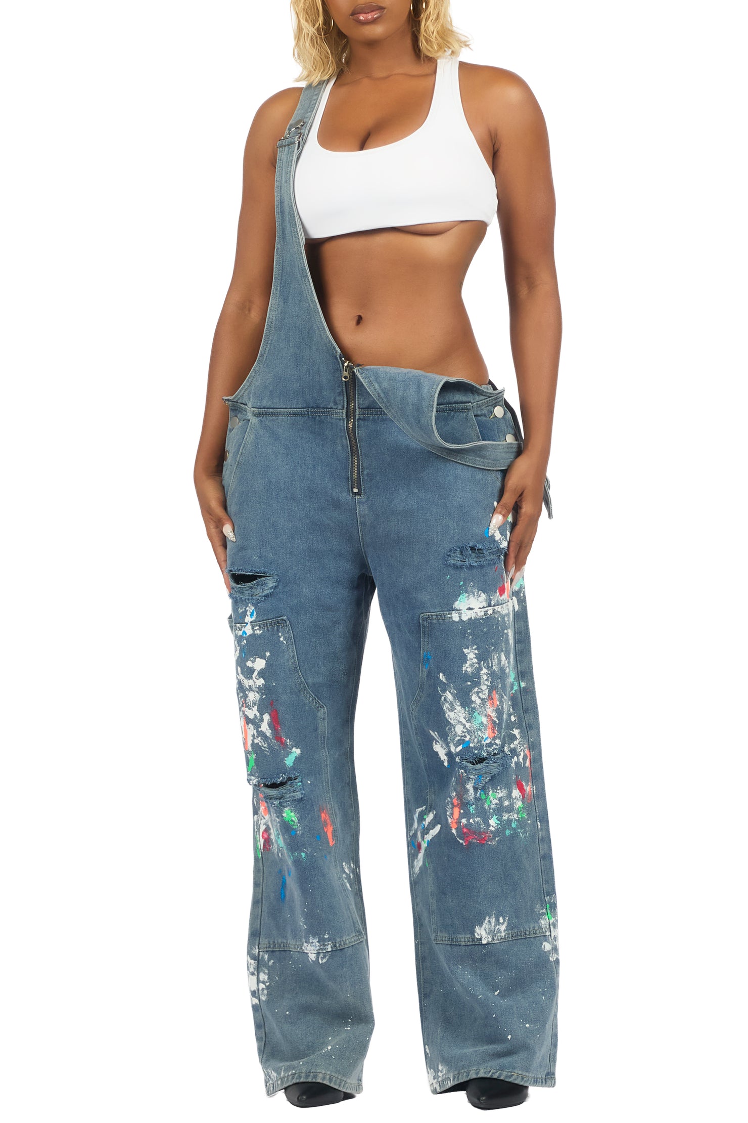 Raichele Med. Wash Painted Overall