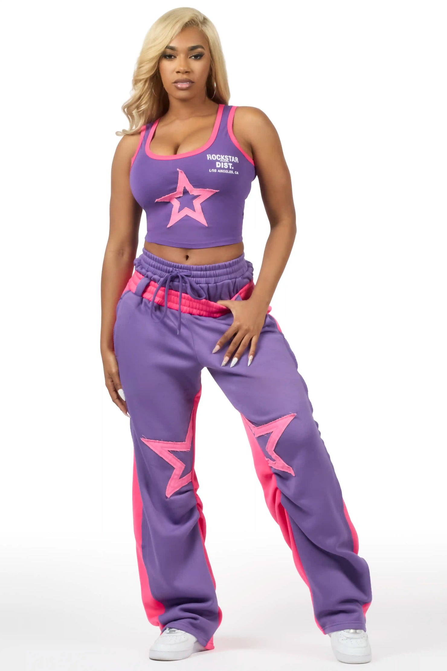 Canaan Purple Graphic Tank Top