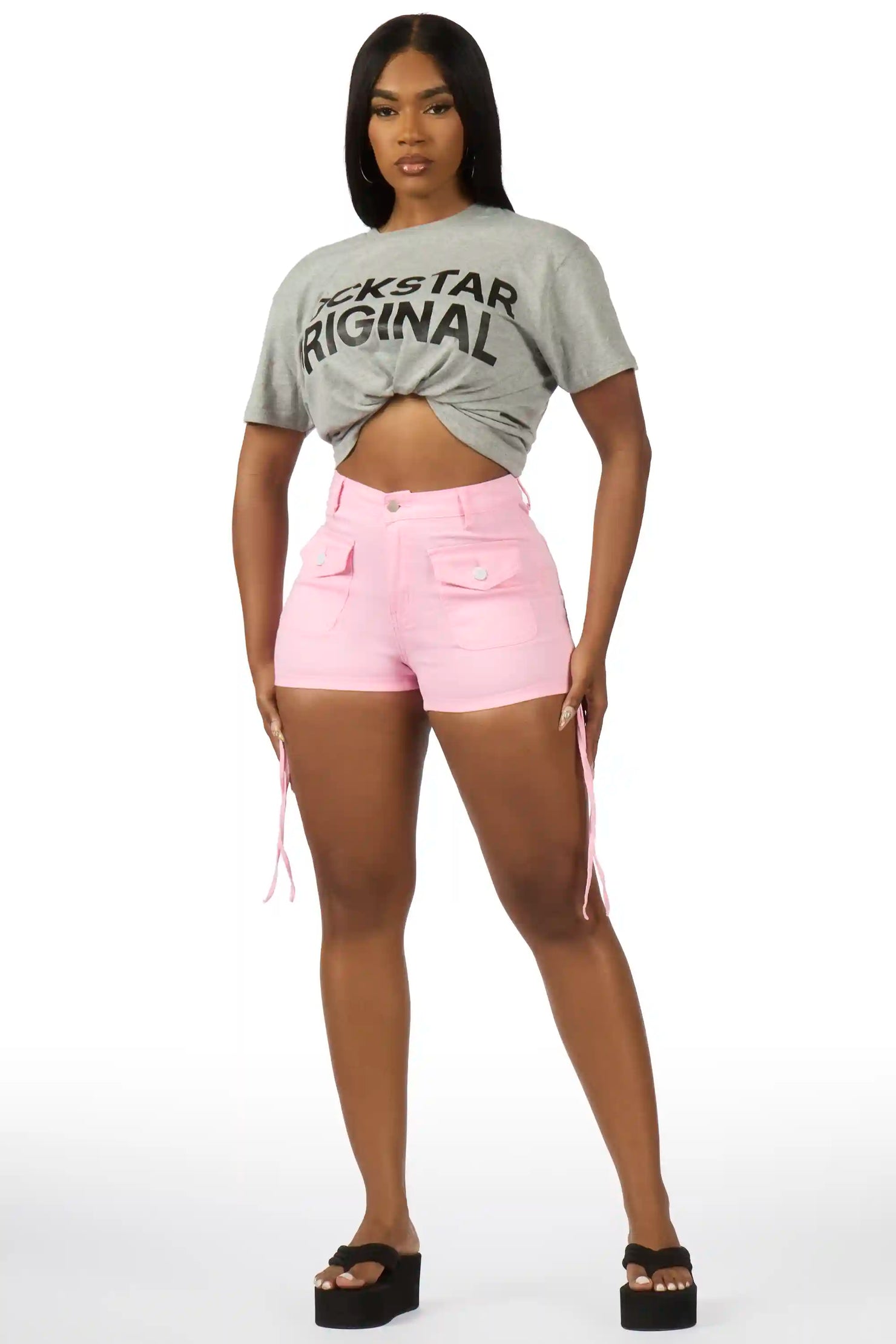 Reigna Grey Graphic Tee