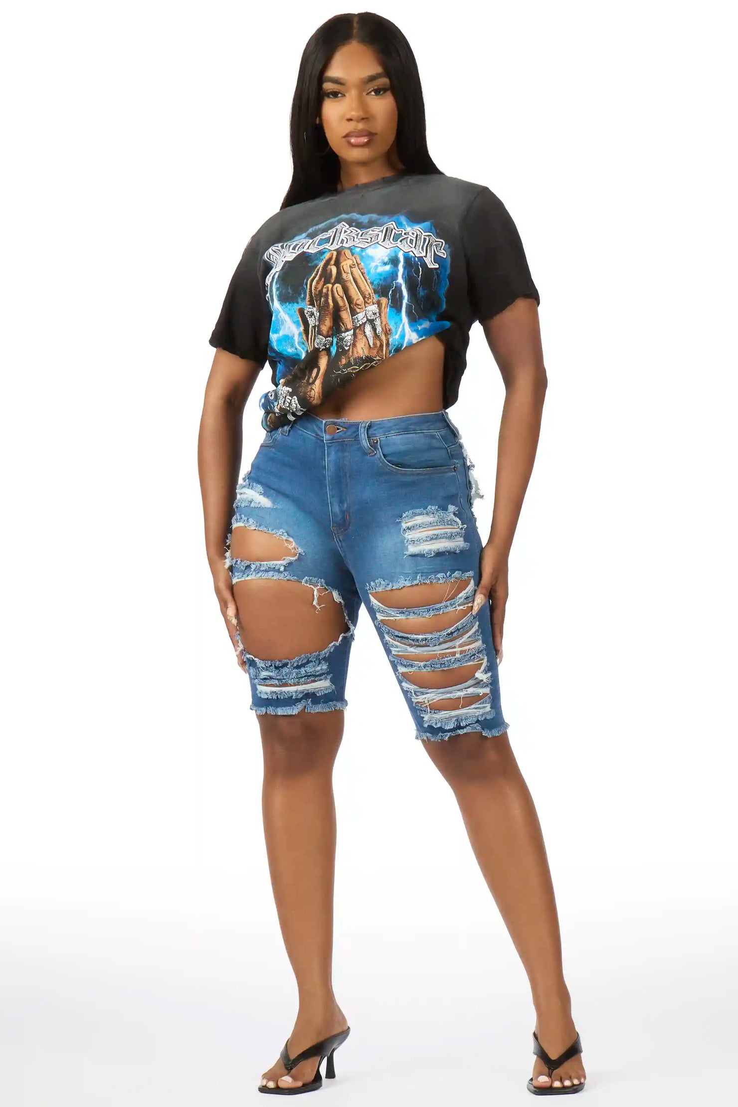 Lakeila Black T-Shirt
