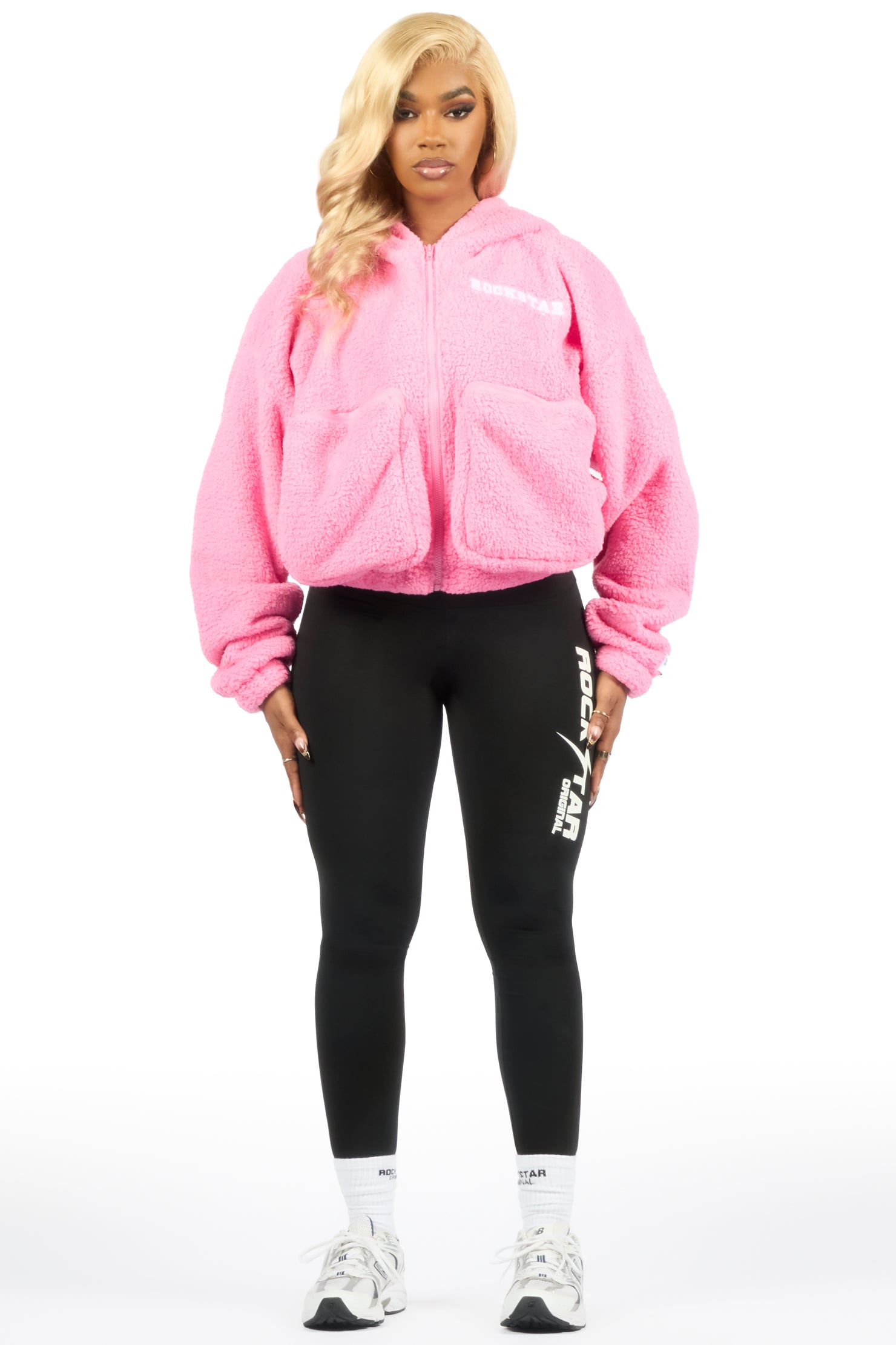 Lonia Pink Sherpa Jacket