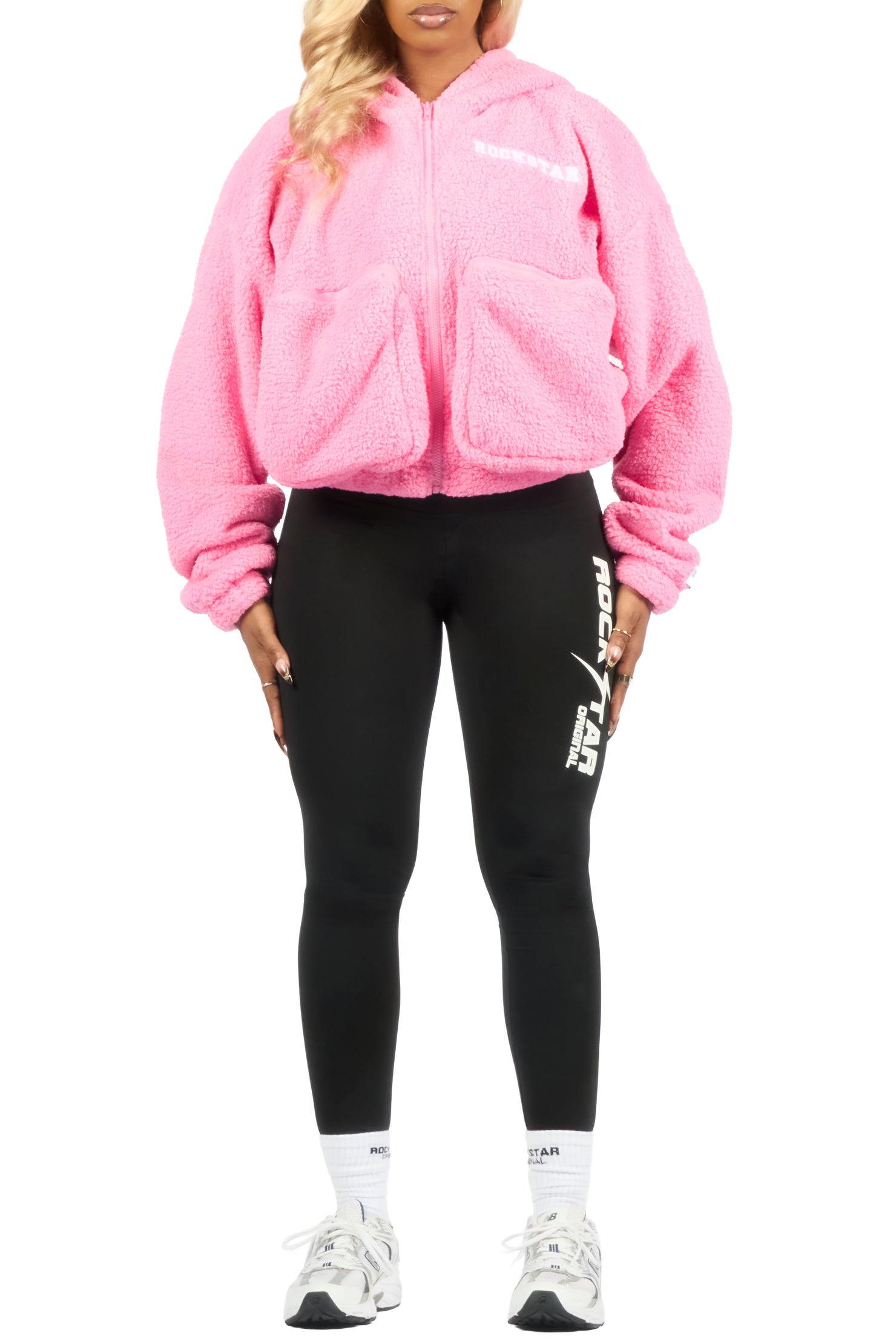 Lonia Pink Sherpa Jacket