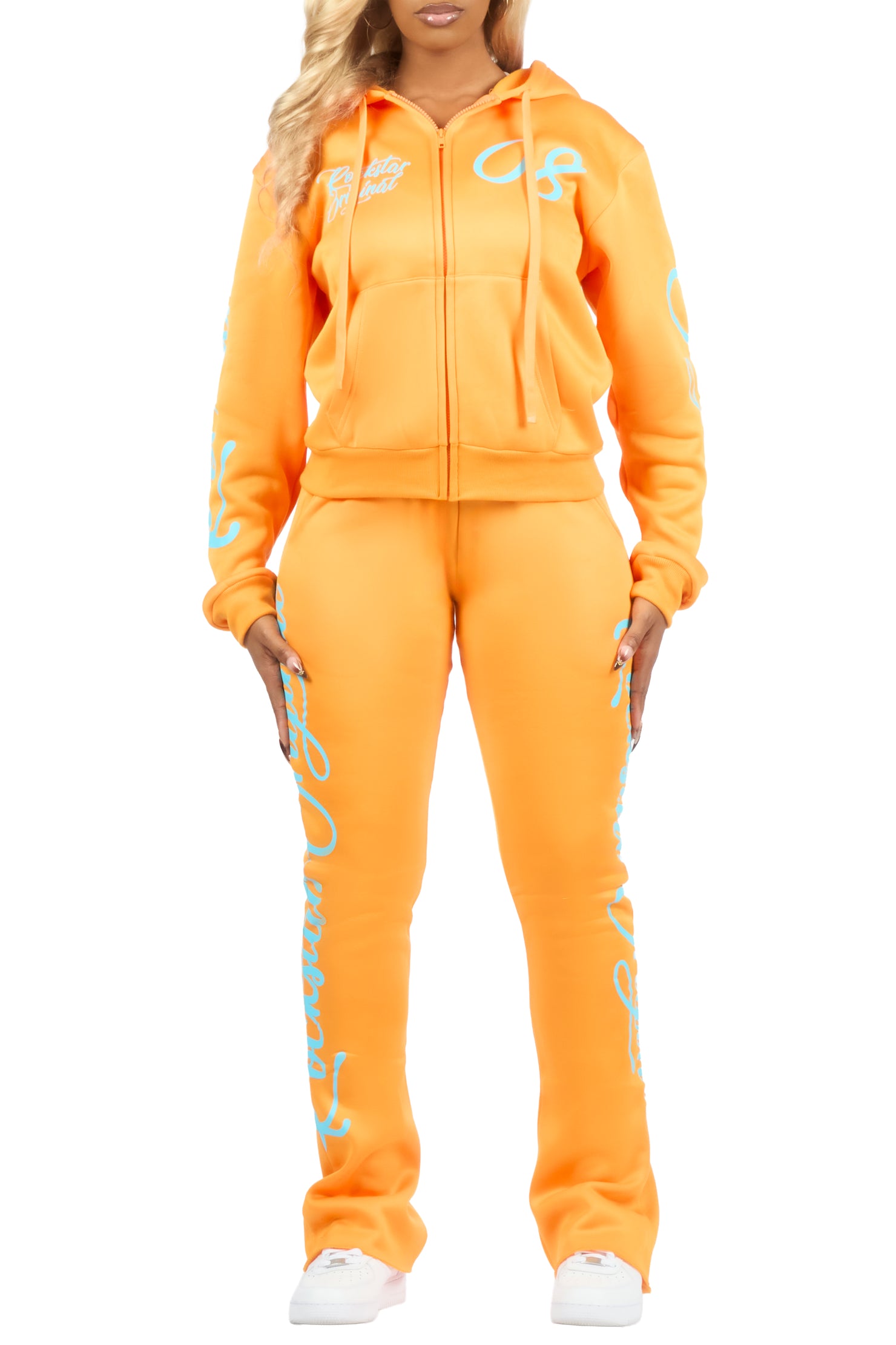 Nakesha Orange Stacked Track Set