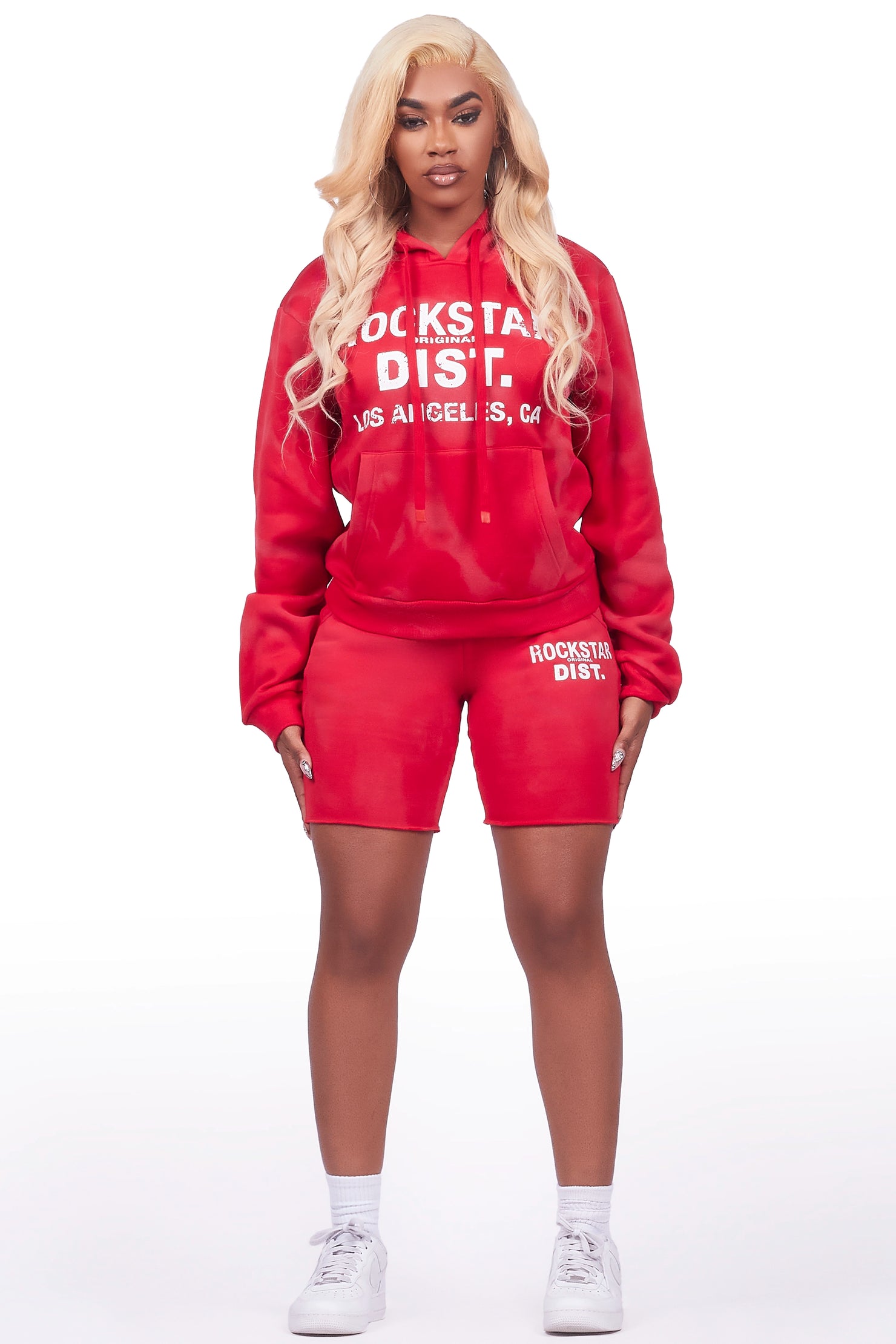 Zebina Red Short Set