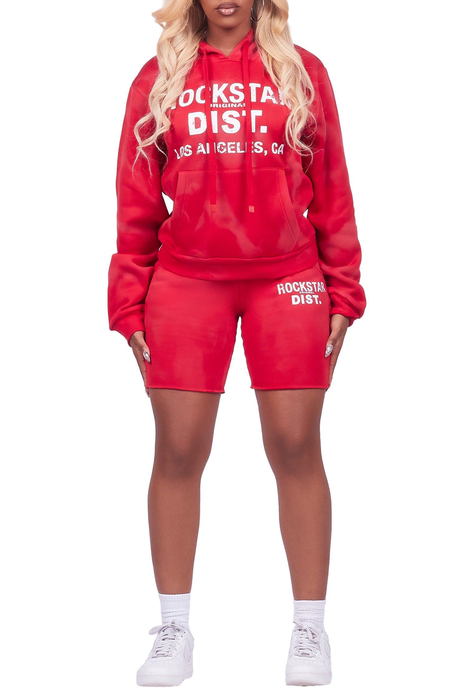 Zebina Red Short Set