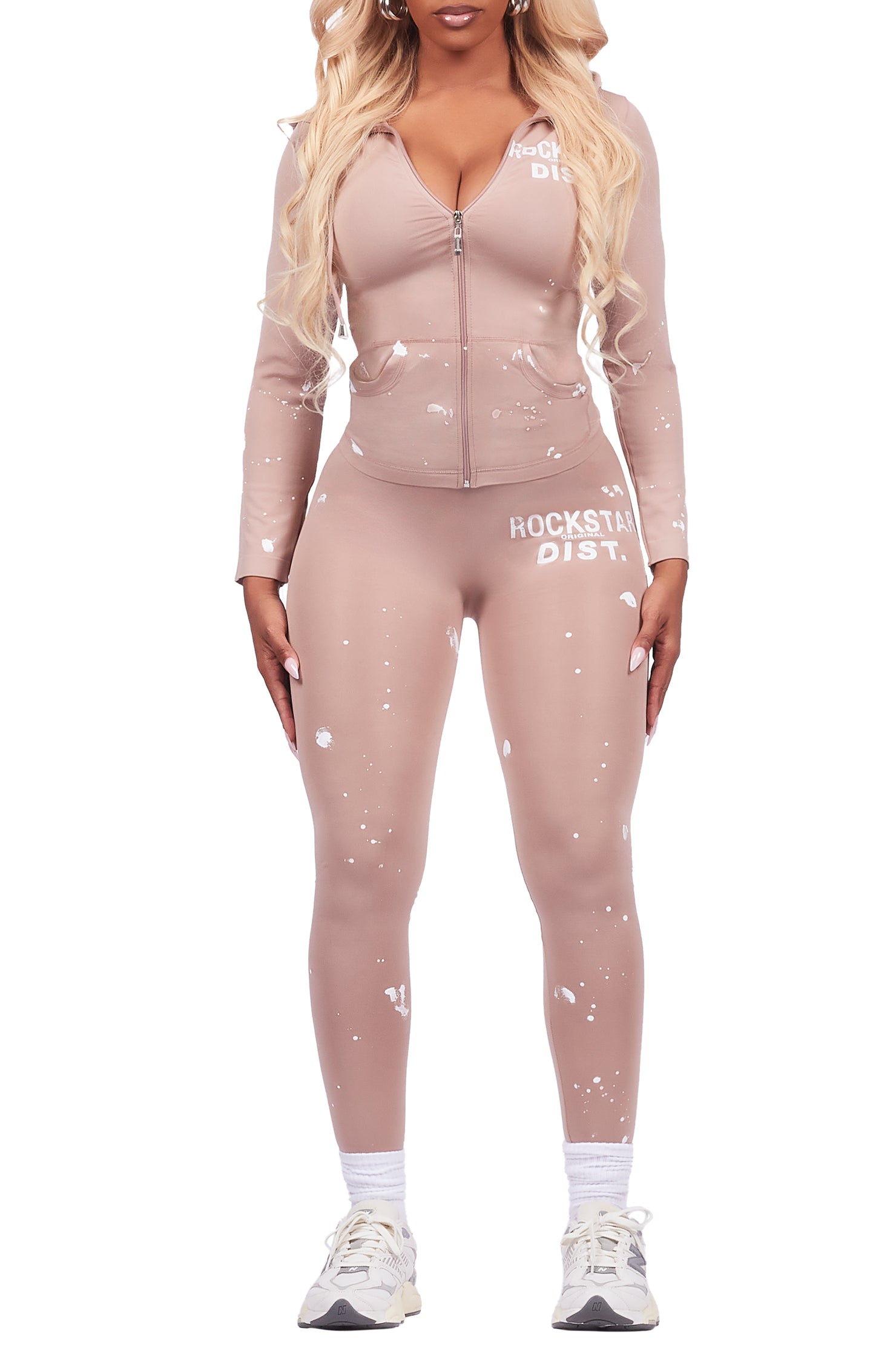 Nikki Mocha Painted Active Set