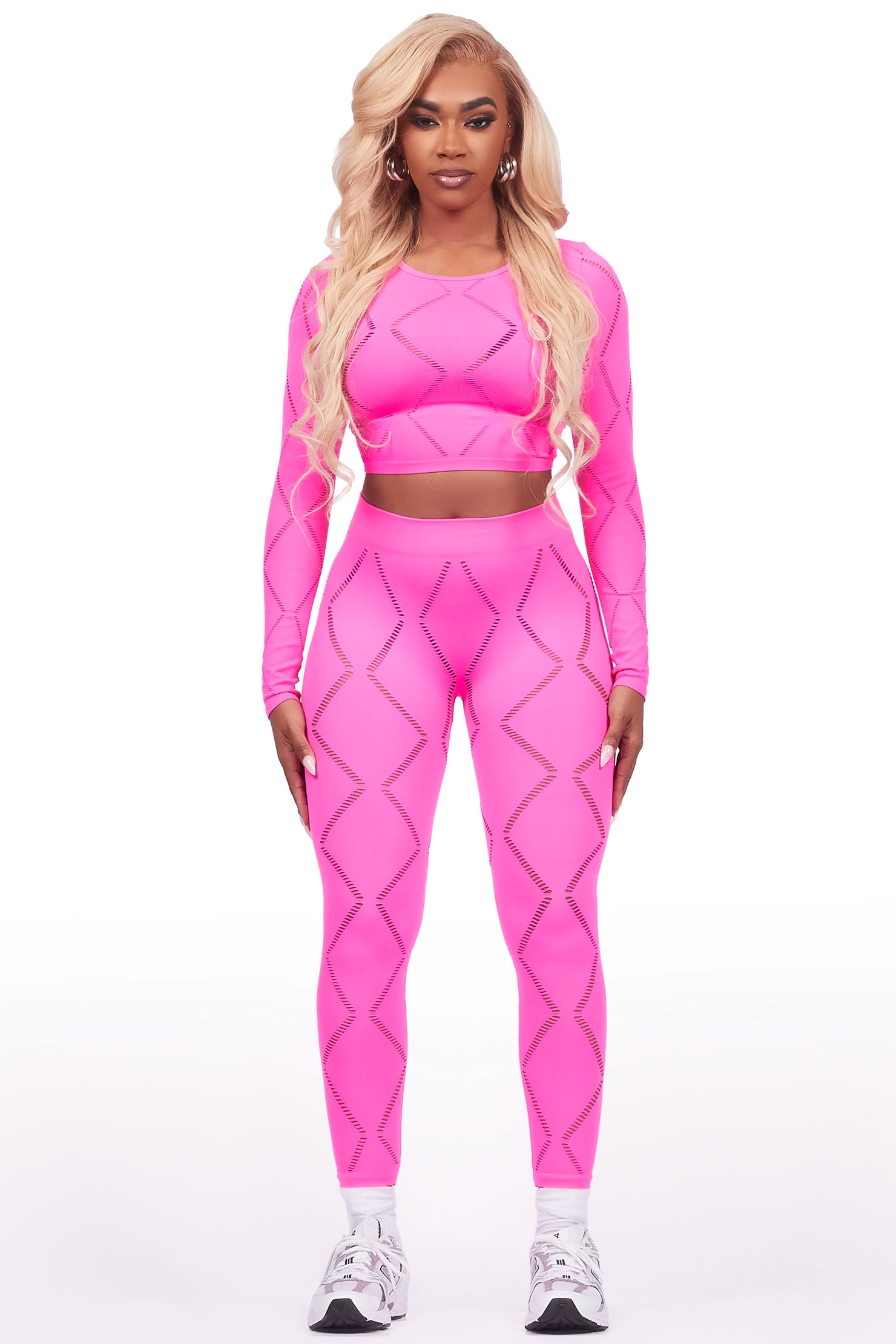 Nikkiya Hot Pink Active Set