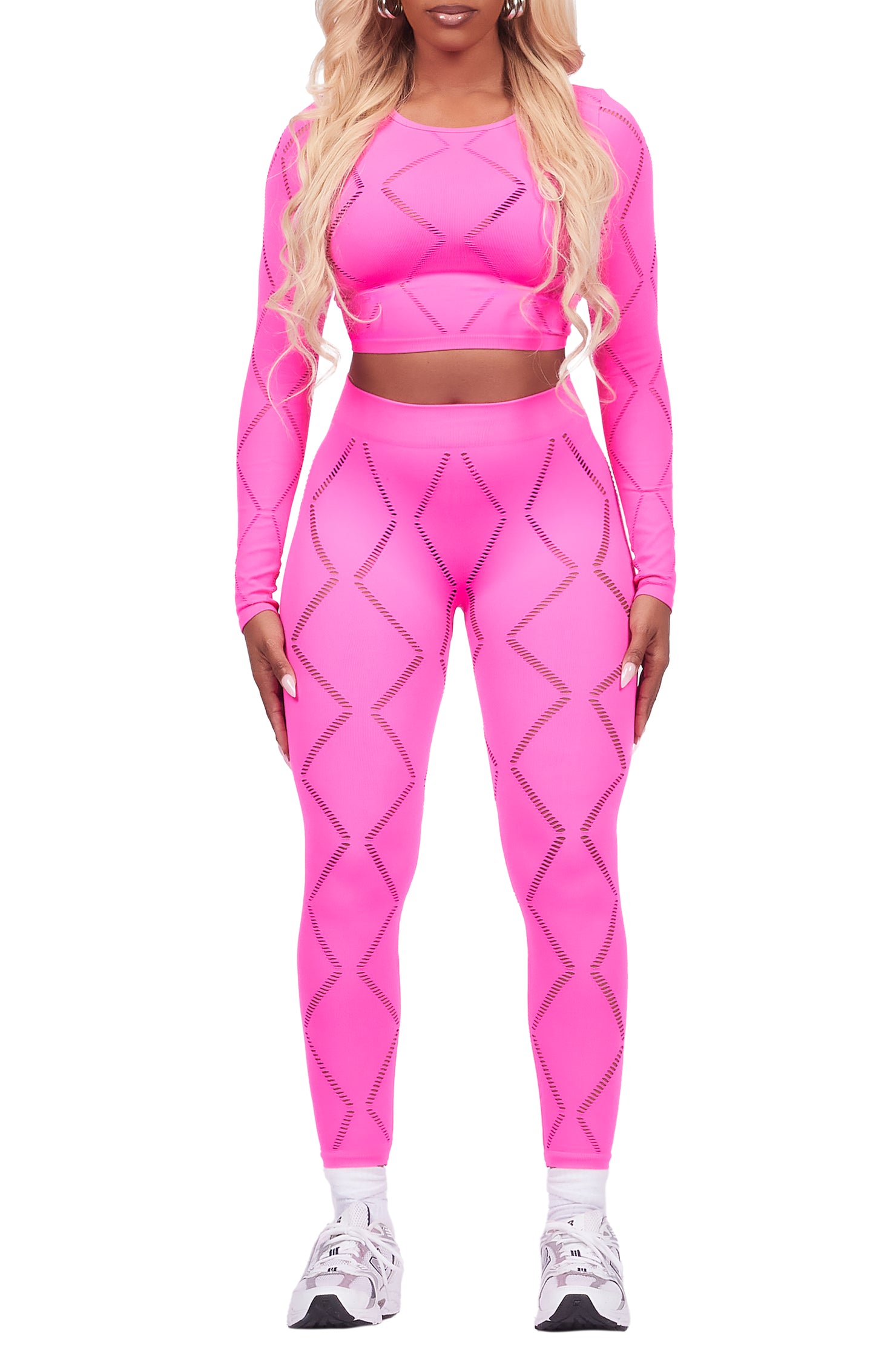 Nikkiya Hot Pink Active Set