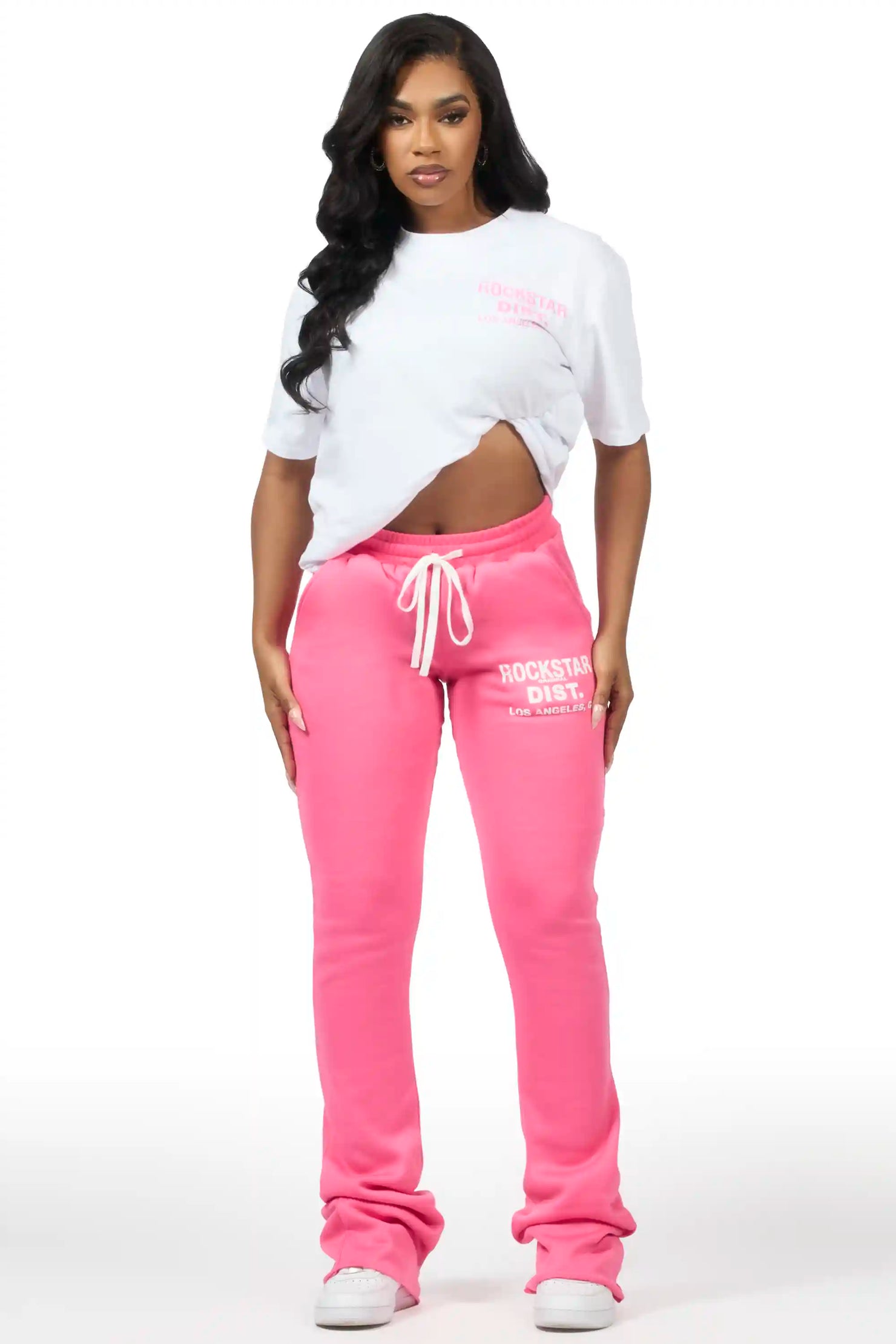Dalasia 2.0 White/Pink T-Shirt Track Set