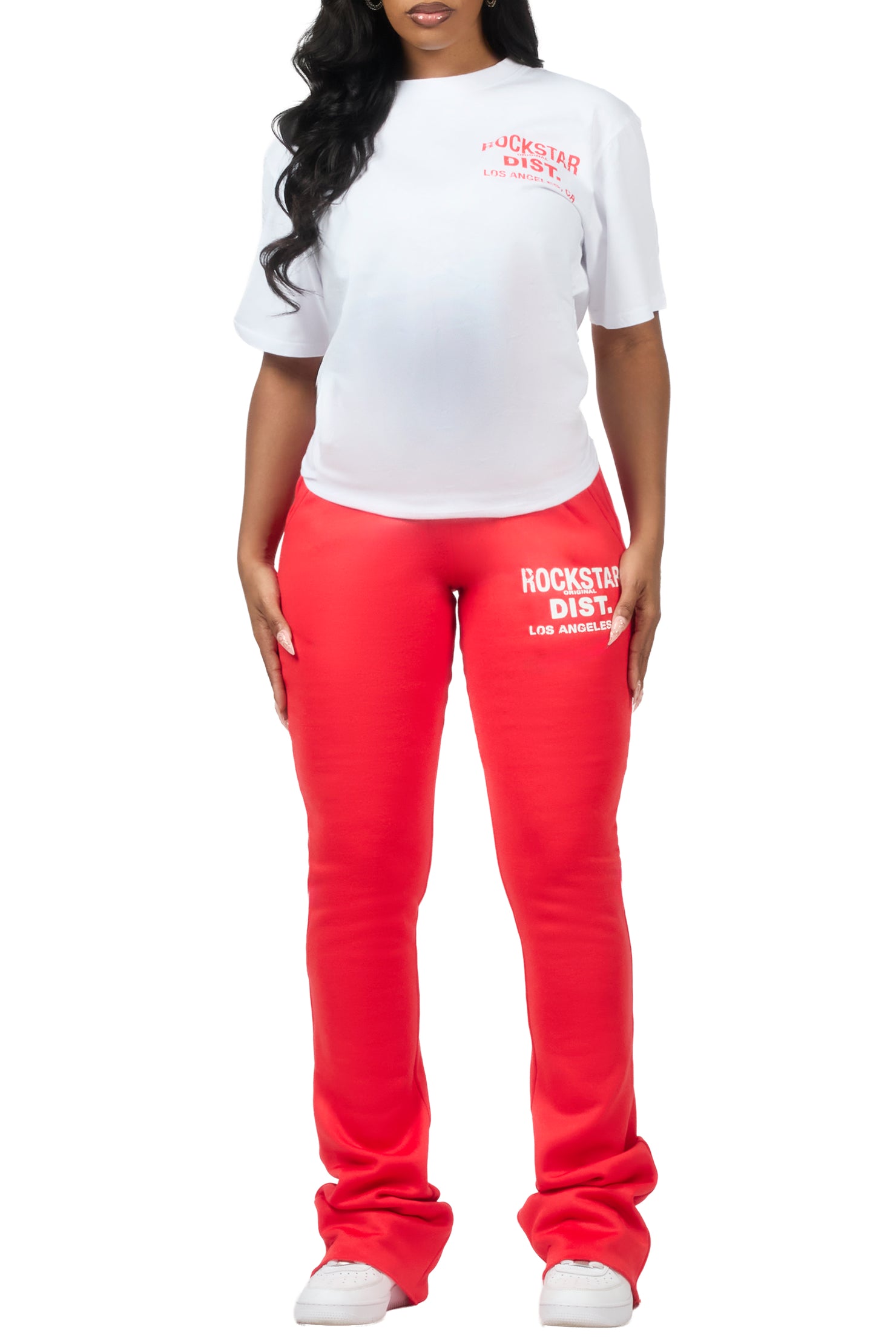Dalasia 2.0 White/Red T-Shirt Track Set
