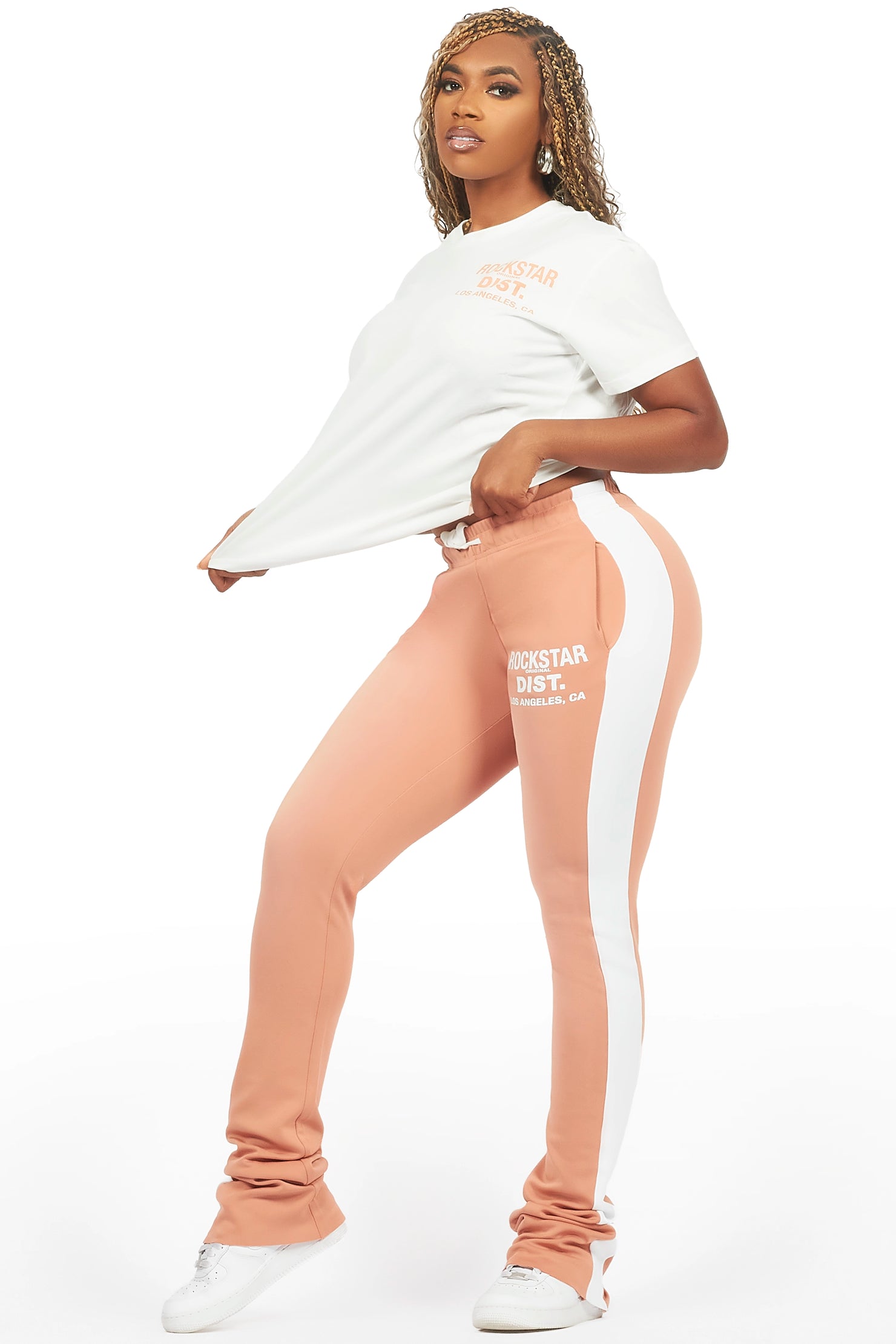 Atlanty 2.0 White/Mocha T-Shirt Trackset