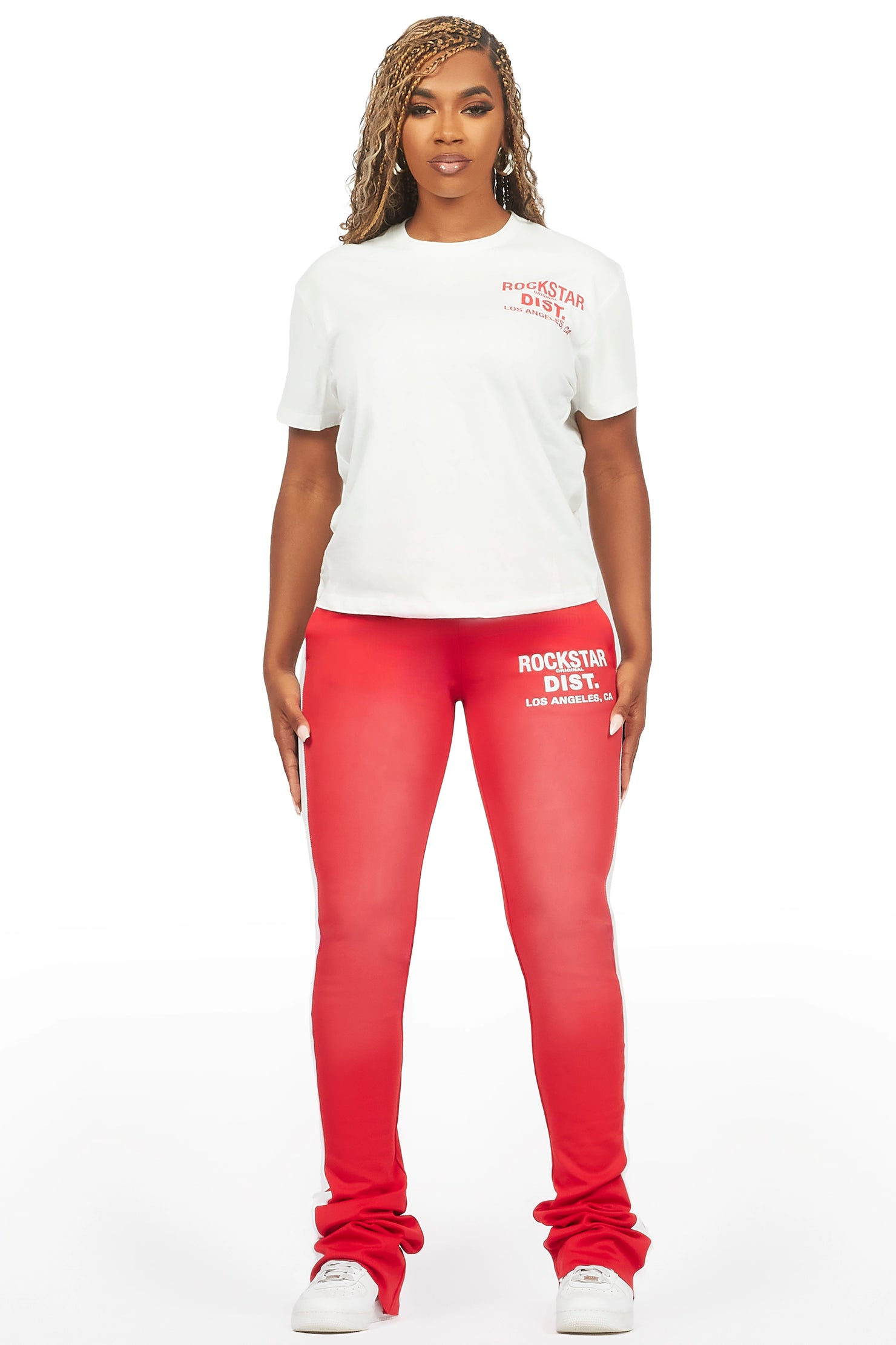 Atlanty 2.0 White/Red T-Shirt Trackset