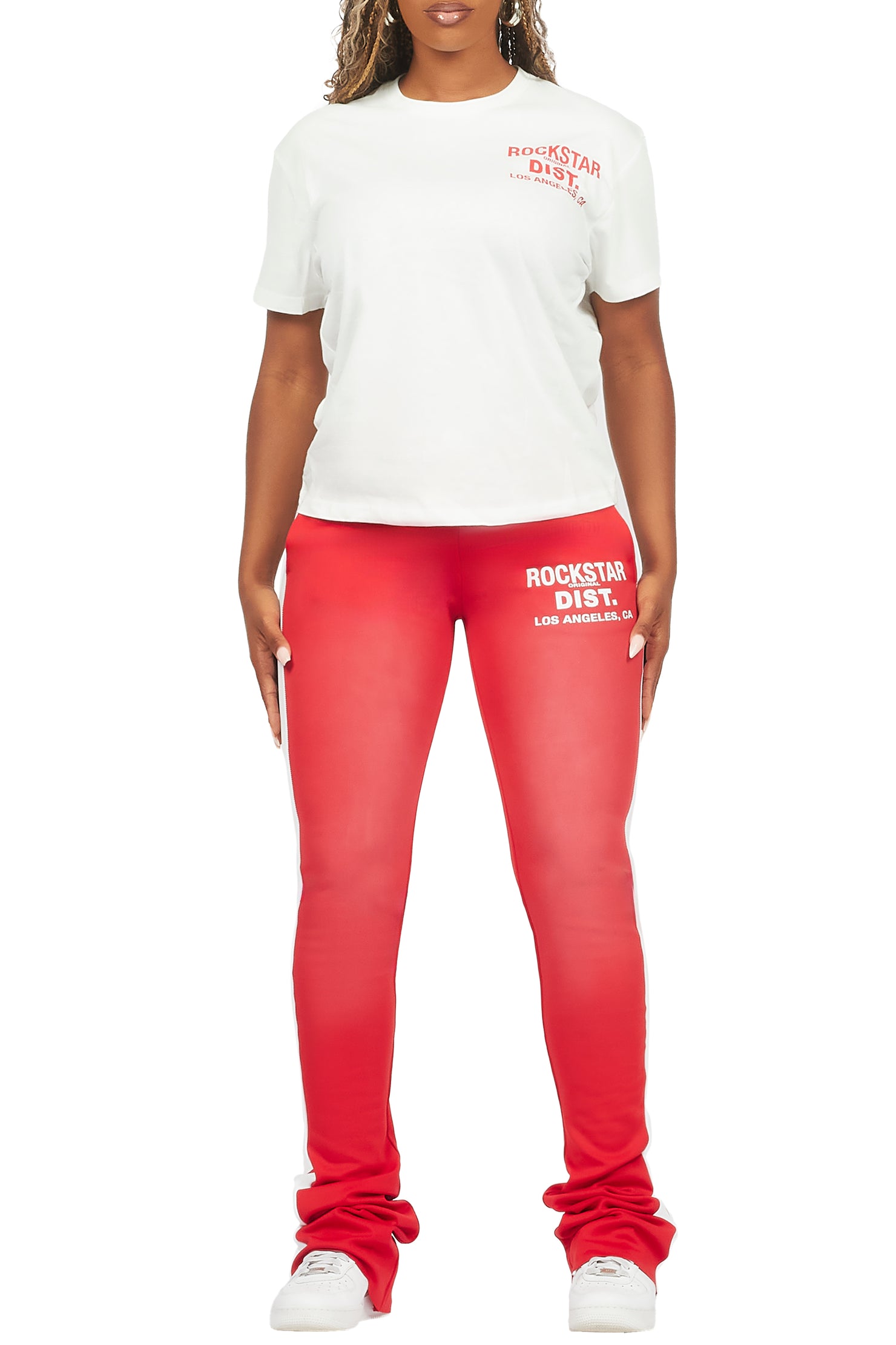 Atlanty 2.0 White/Red T-Shirt Trackset