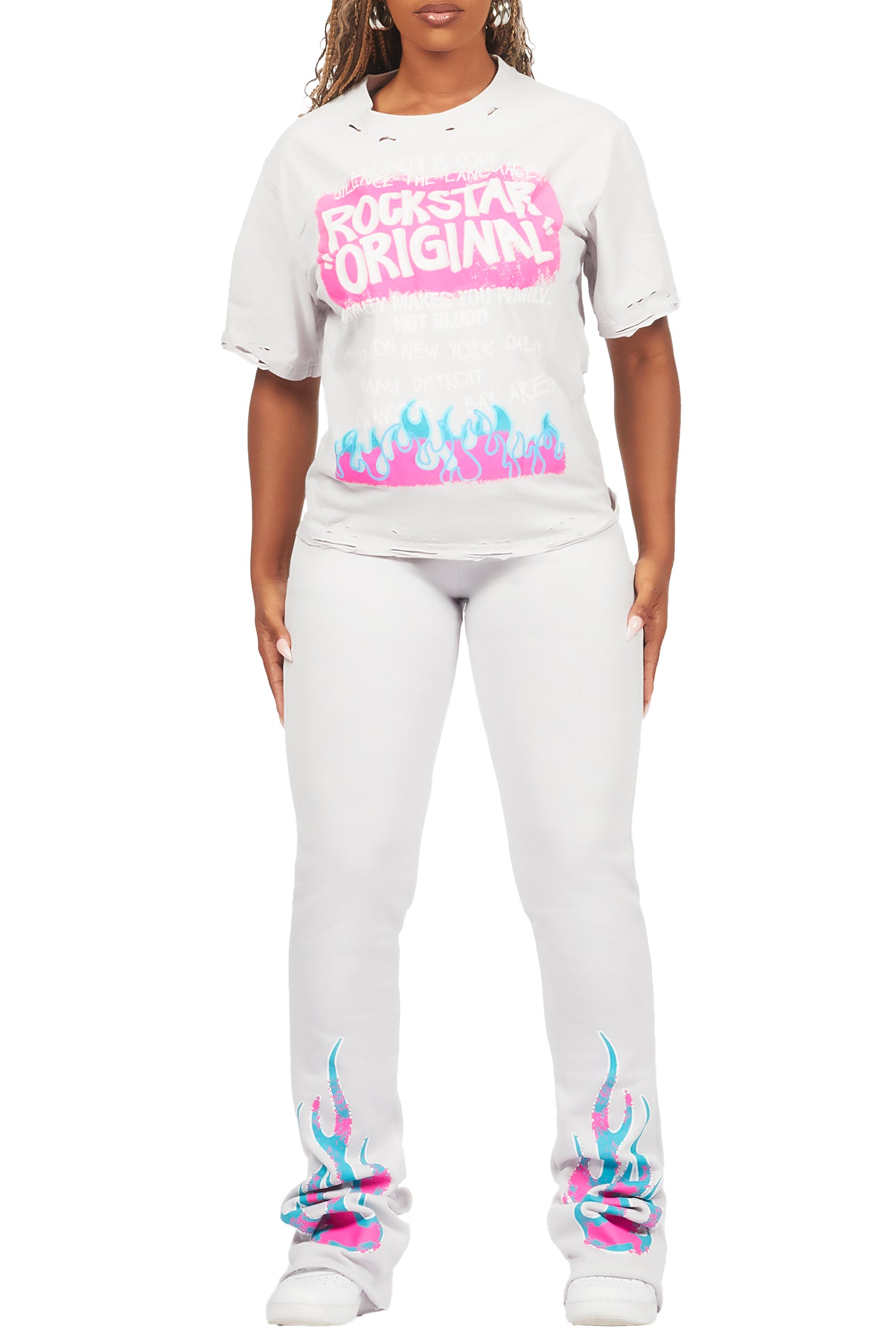 Bridgette Grey T-Shirt Trackset