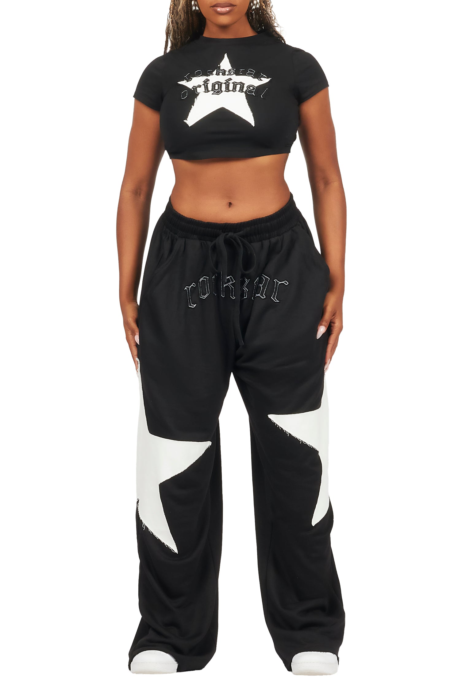 Shelley Black/White T-Shirt Trackset