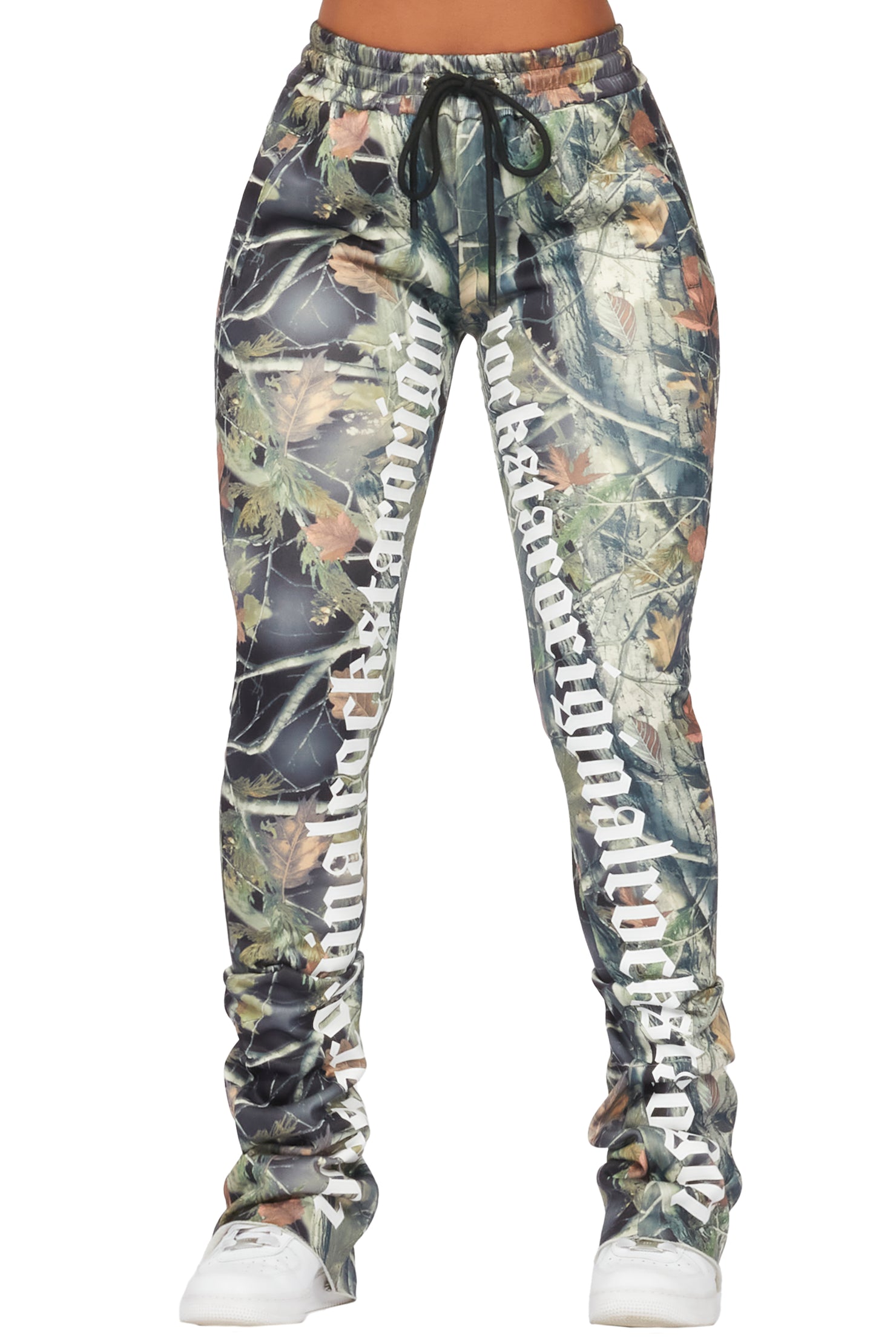 Blakely Black Tree Camo Super Stacked Pant