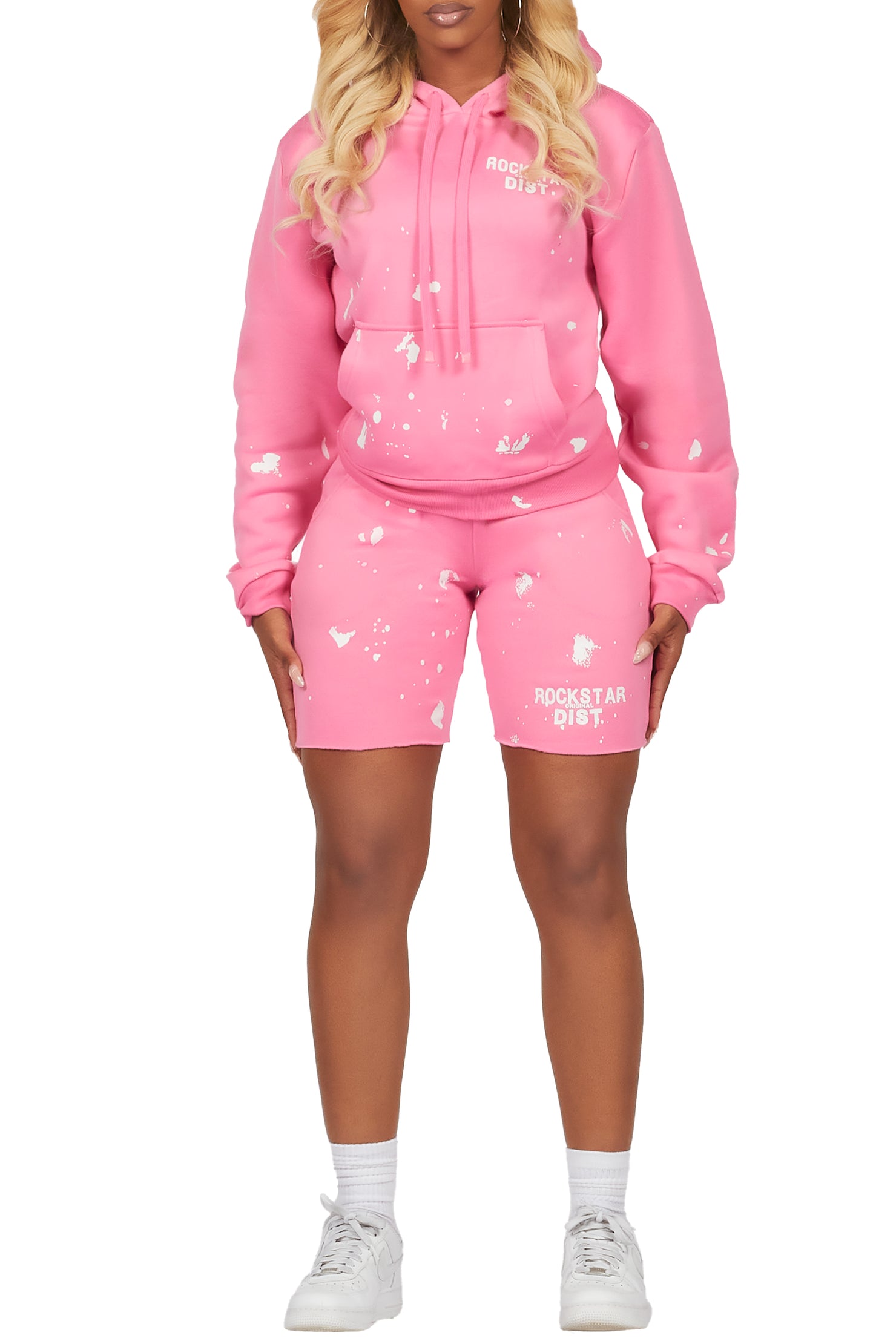 Just Between Us Bubblegum Pink Short Set