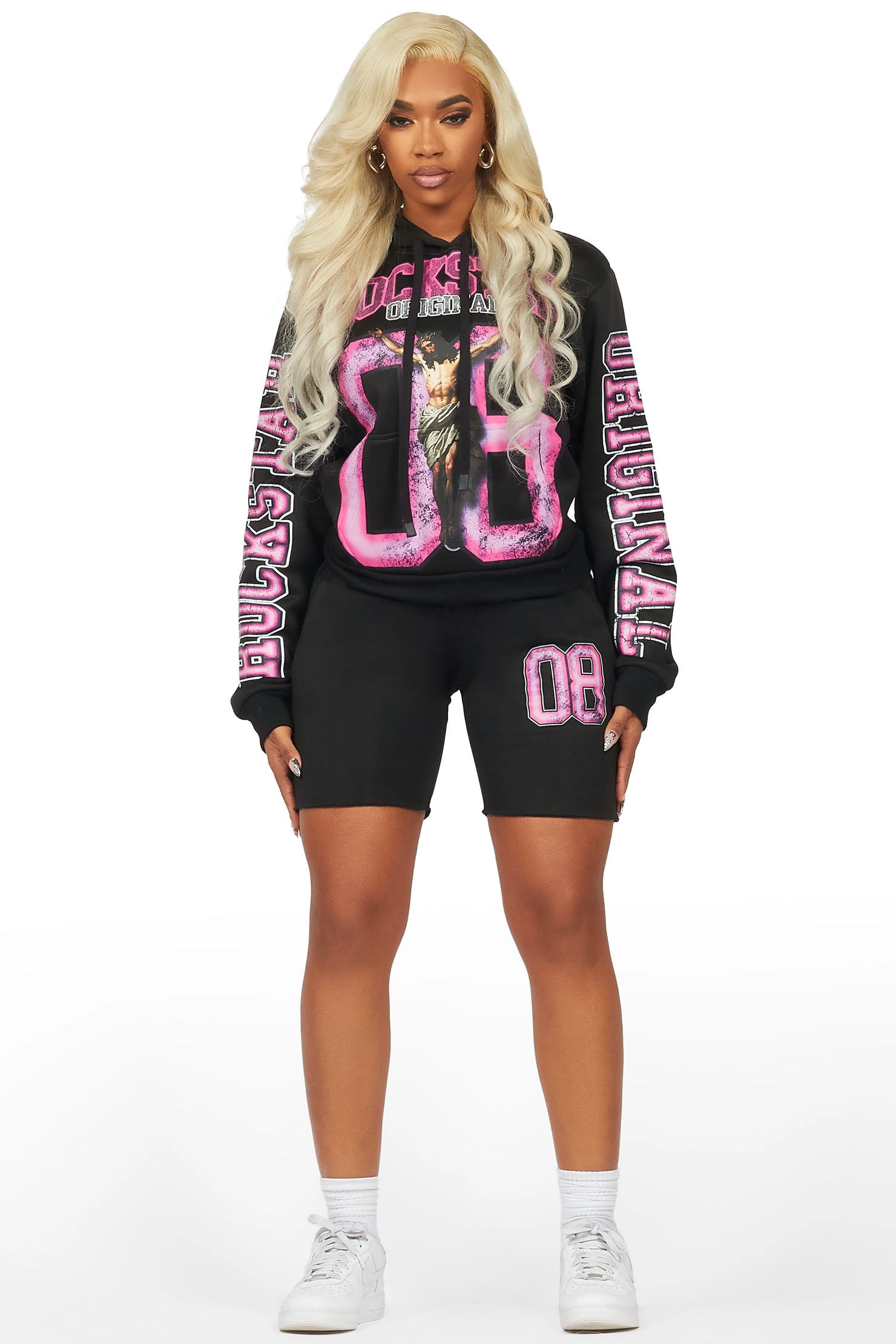 Tariqa Black Short Set