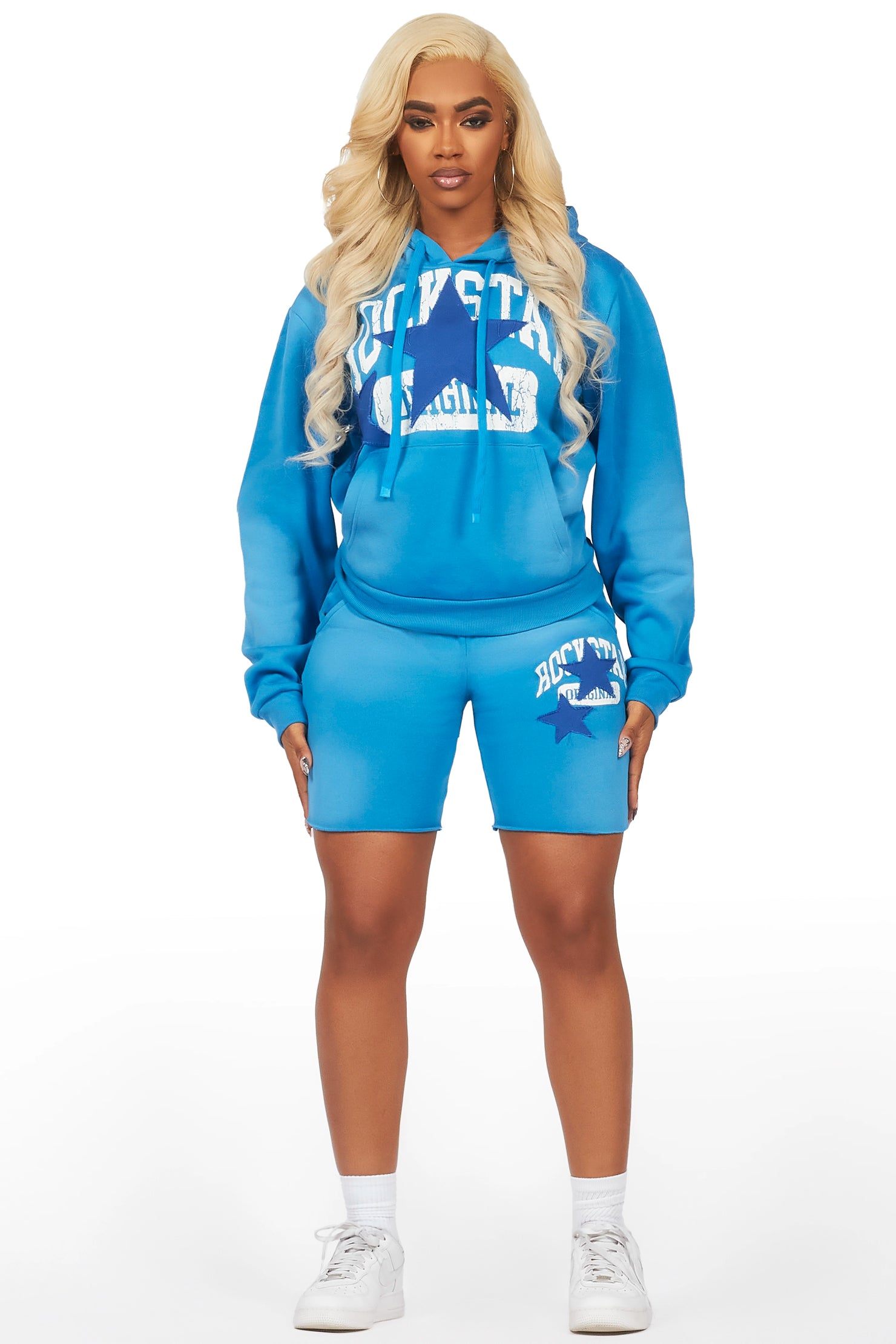 Ivelisse Blue Short Set