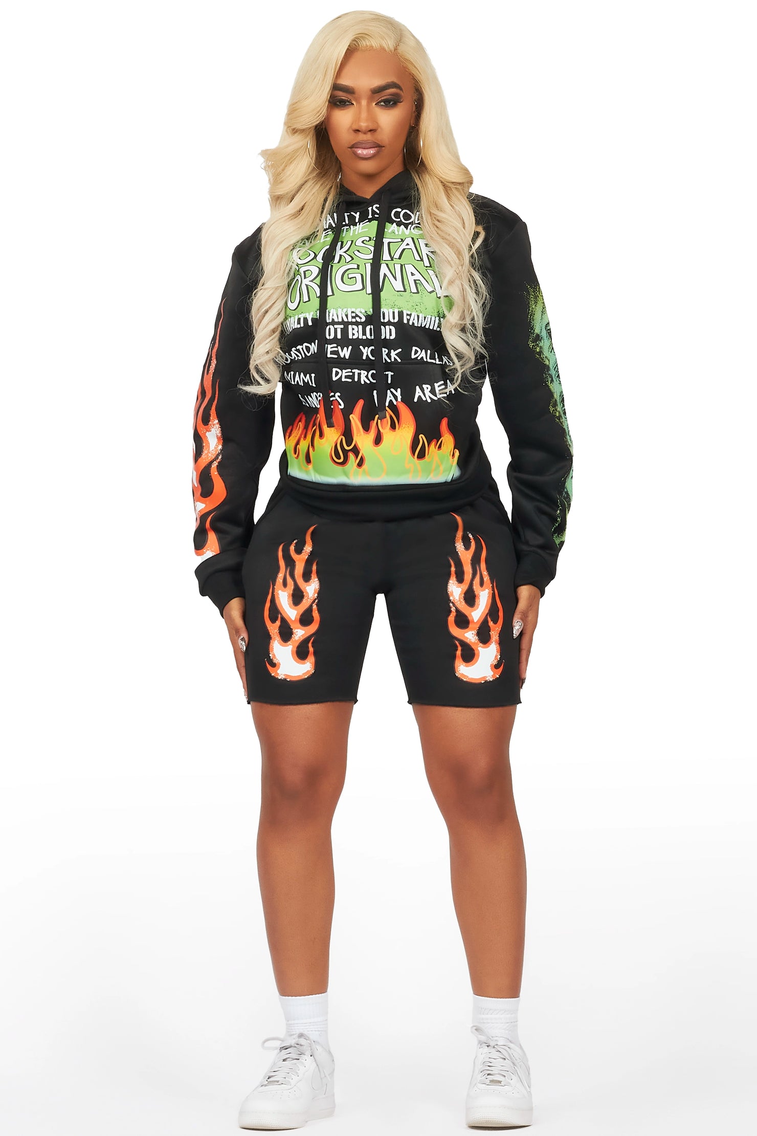 Bridgette Black Short Set