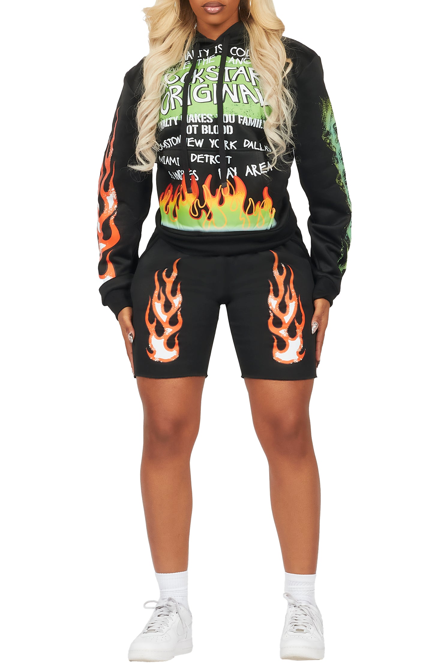 Bridgette Black Short Set