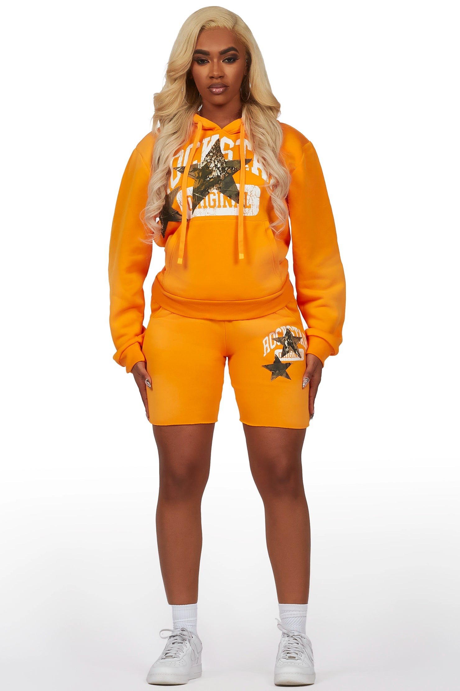 Ivelisse Orange Short Set