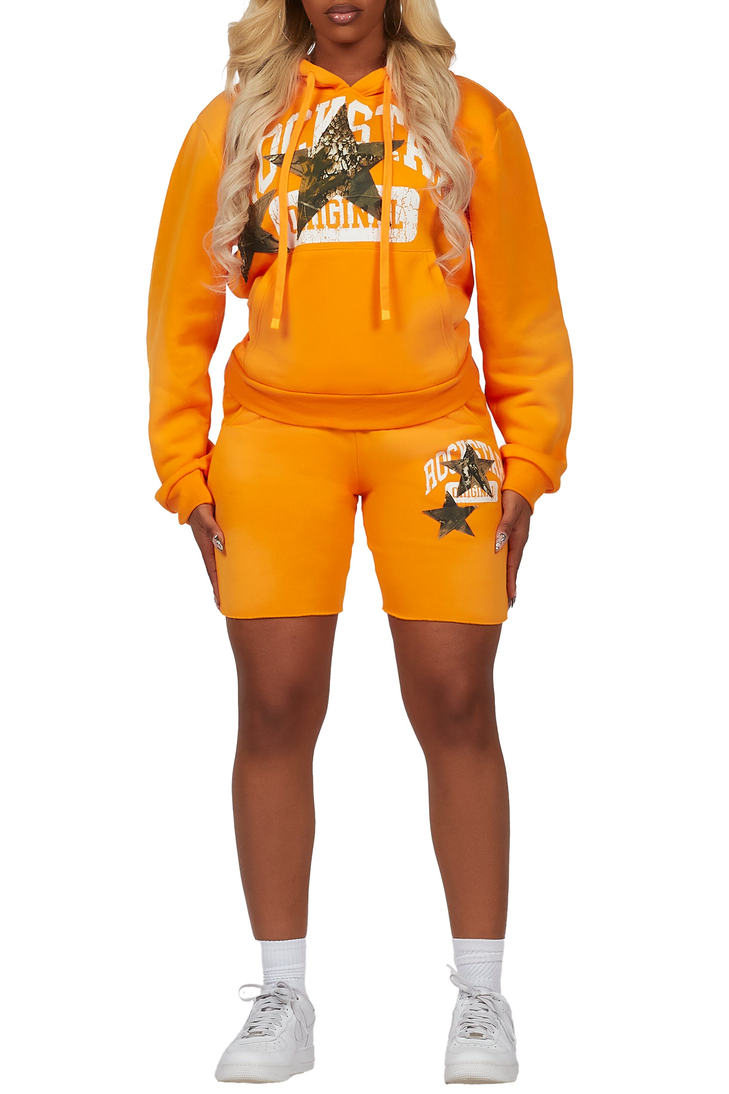 Ivelisse Orange Short Set