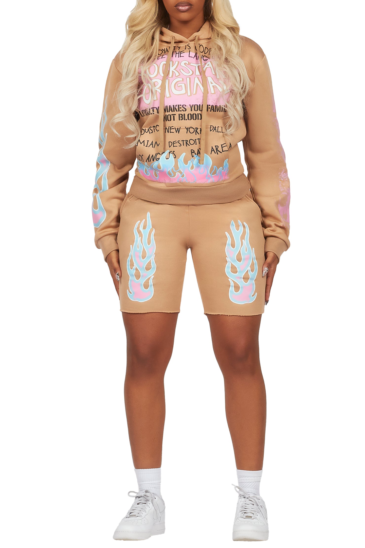 Bridgette Beige Short Set