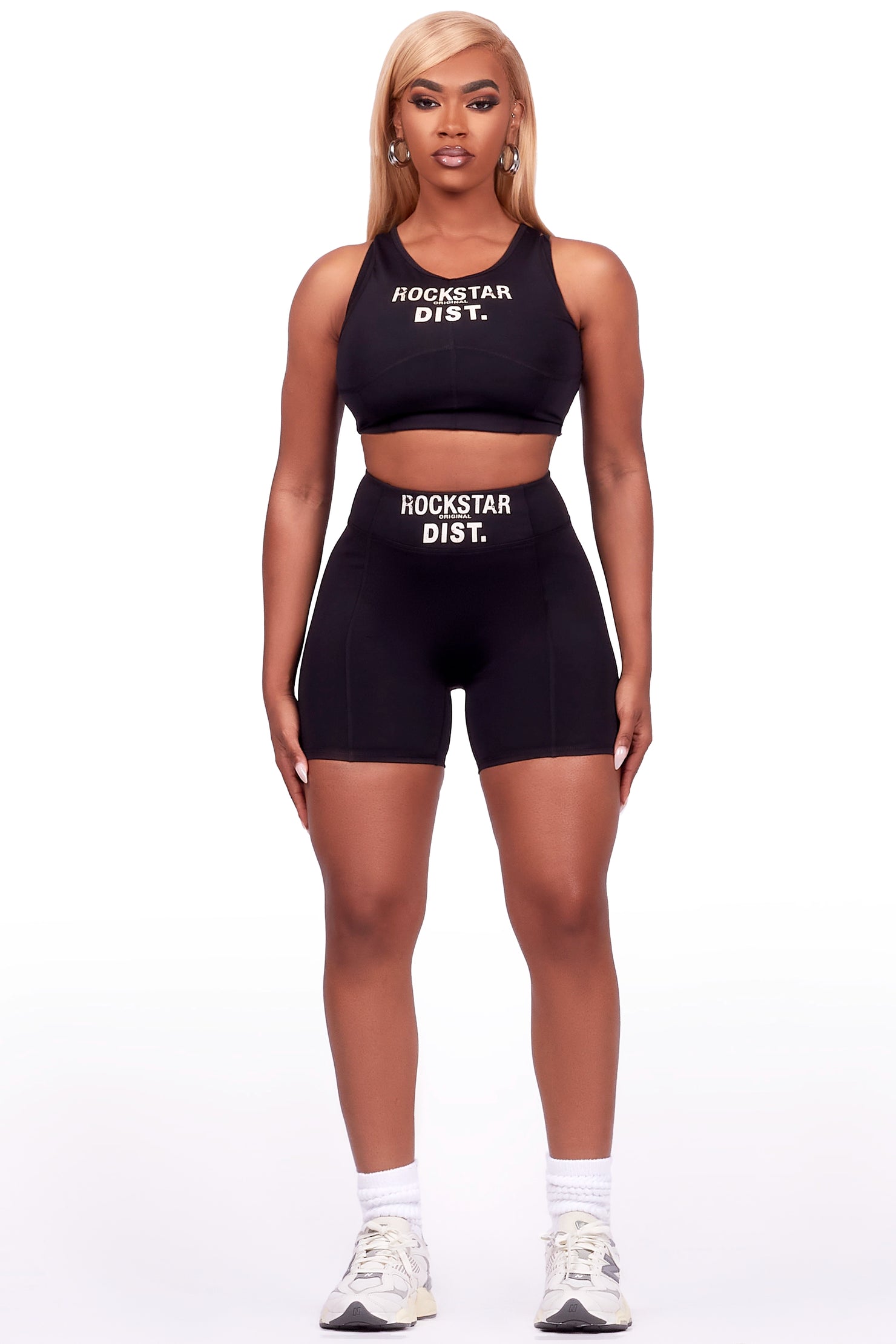 Teonka Black Bike Short Set