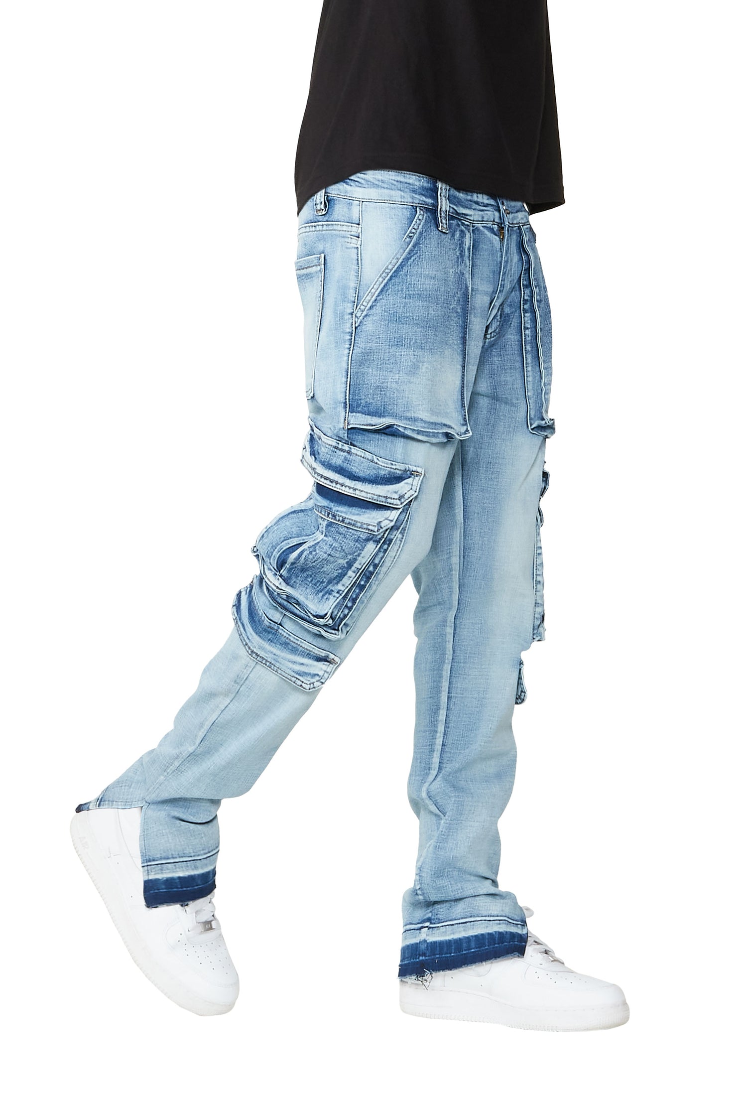 Phocas Indigo Cargo Jean