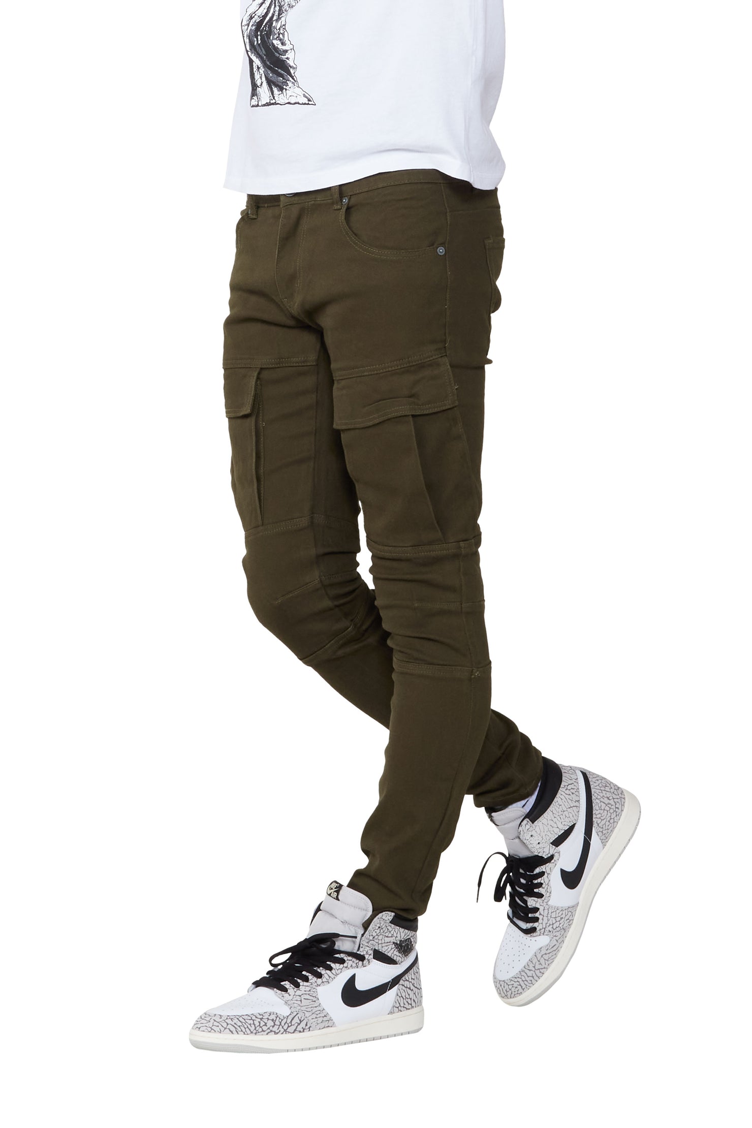 Wesley Olive Cargo Jean