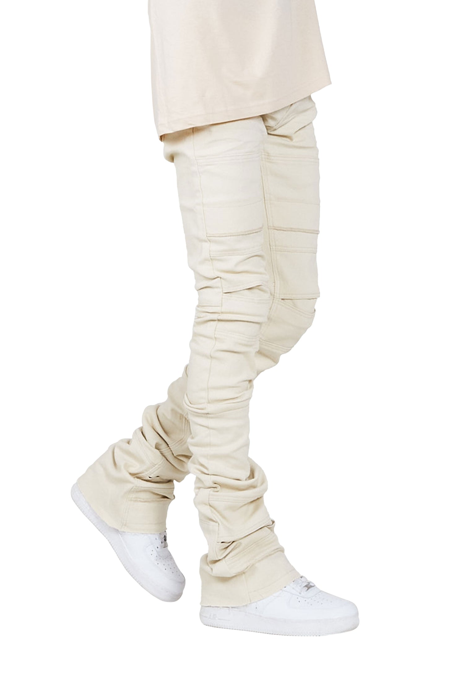 Cedar Sand Super Stacked Flare Jean